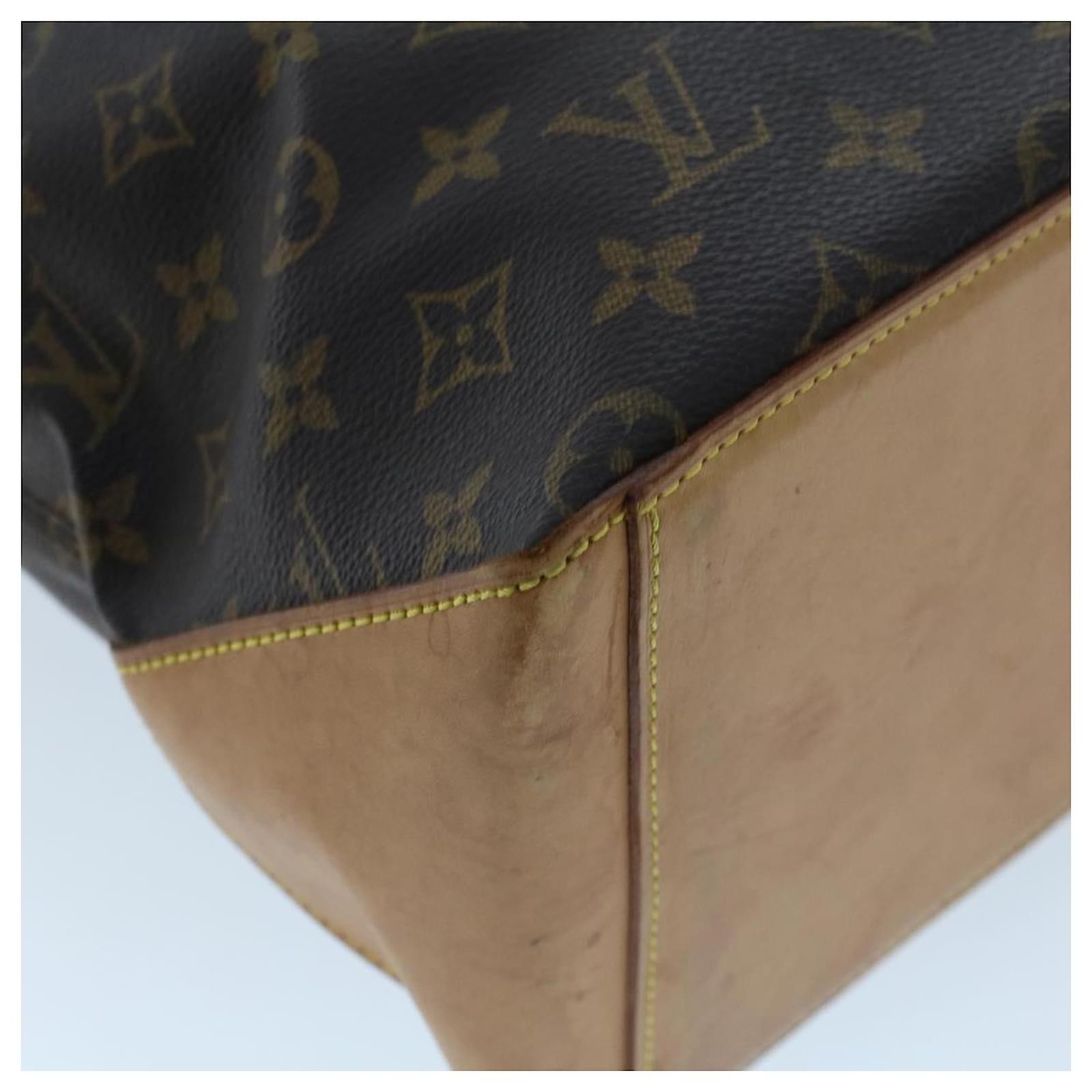Authentic Louis Vuitton Monogram Cabas Mezzo Tote Bag M51151