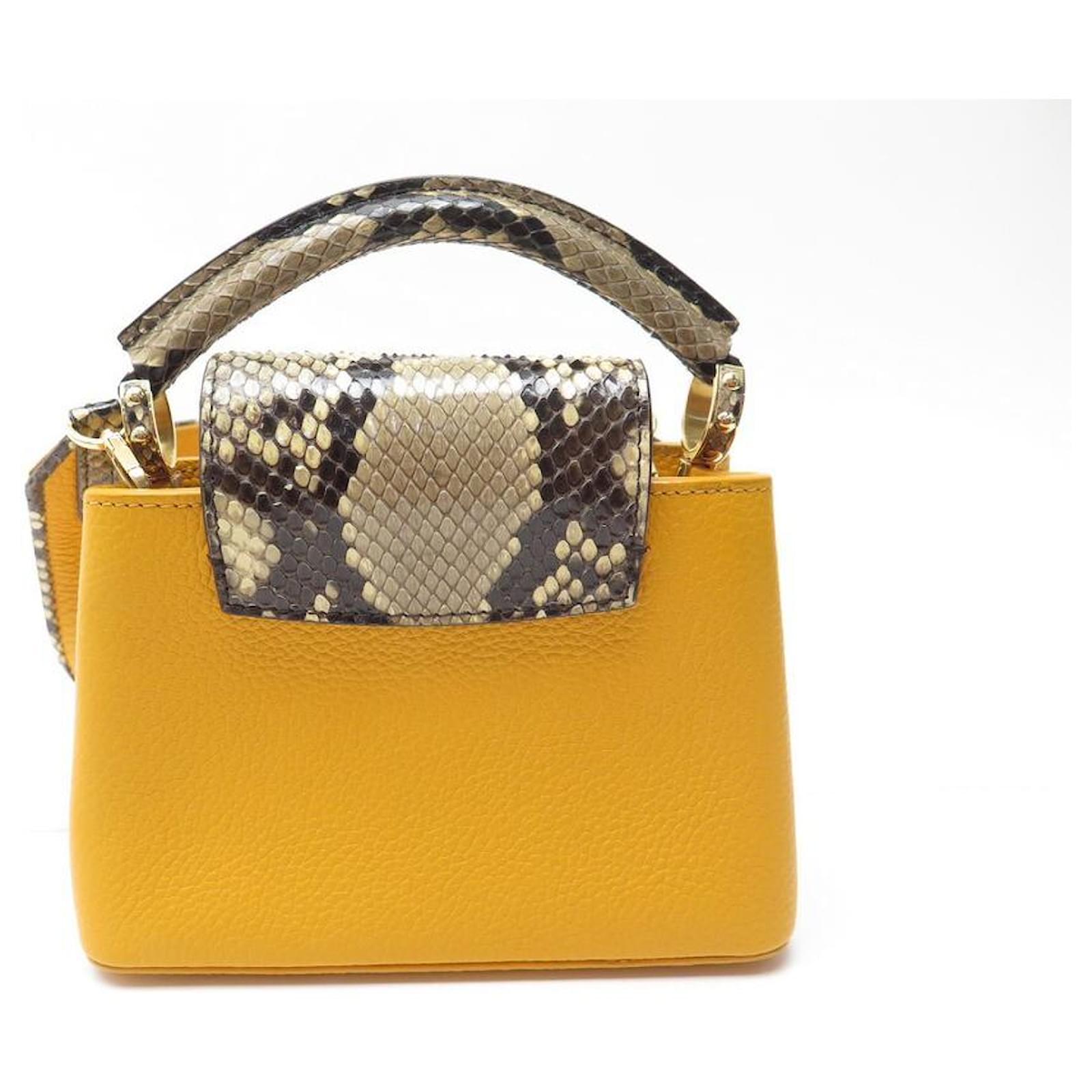 Capucines Mini Python - Women - Handbags