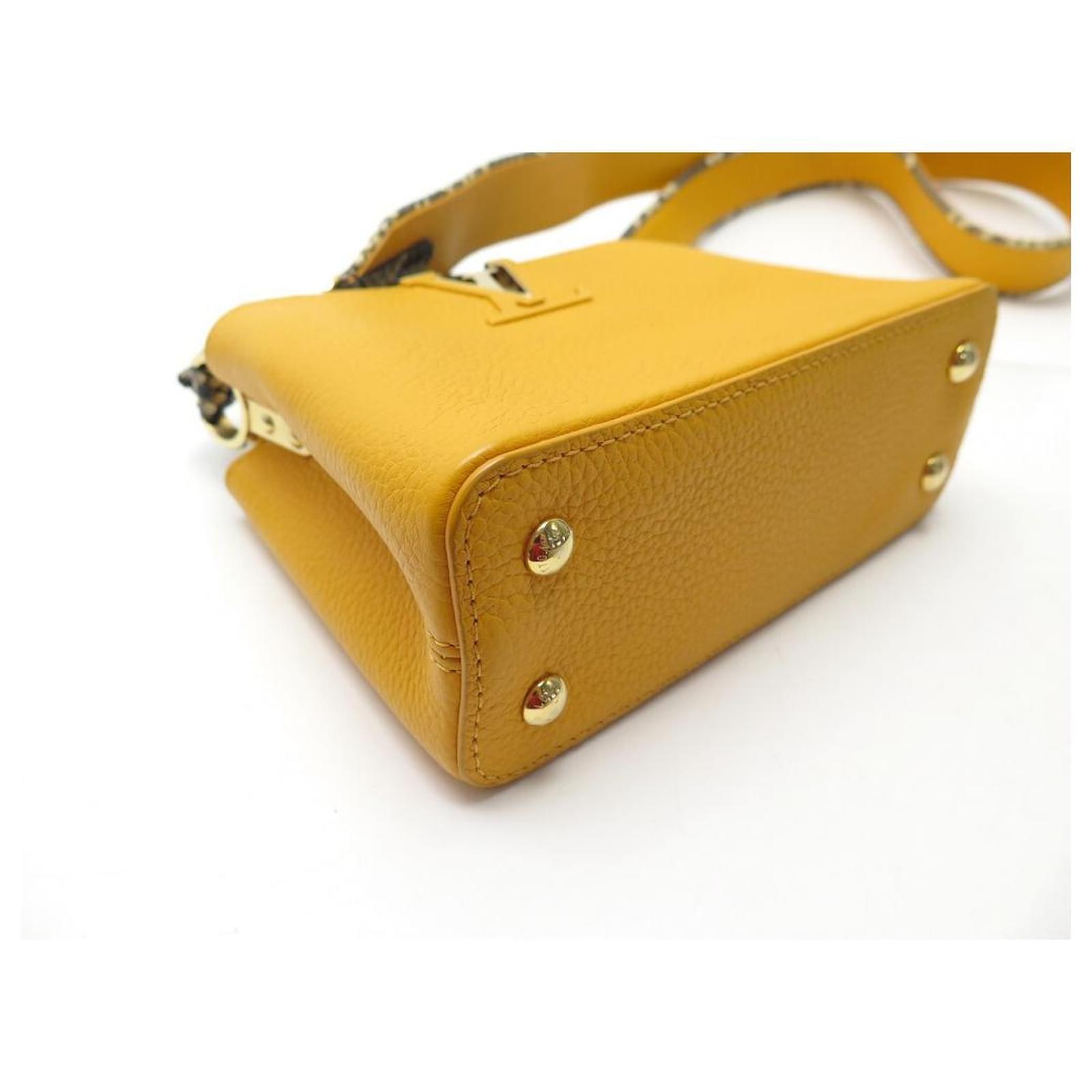 Louis Vuitton Capucines Mini Python Bandouliere Handbag