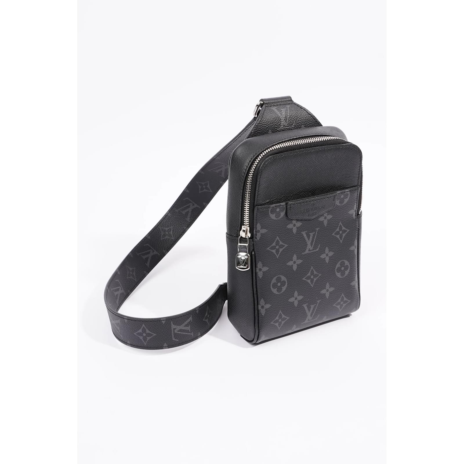 Louis Vuitton Monogram Eclipse Outdoor Sling Bag - Black Backpacks