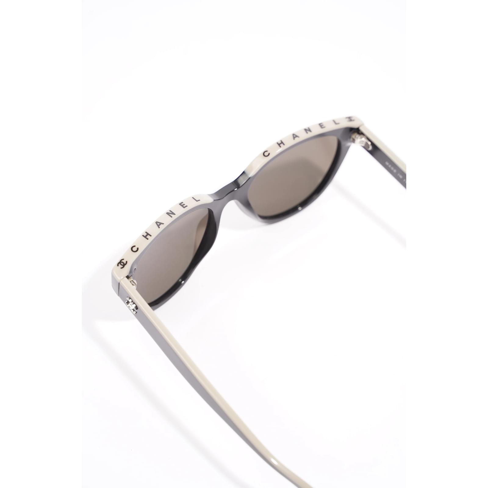 Chanel Butterfly Sunglasses Black Acetate 140 Plastic