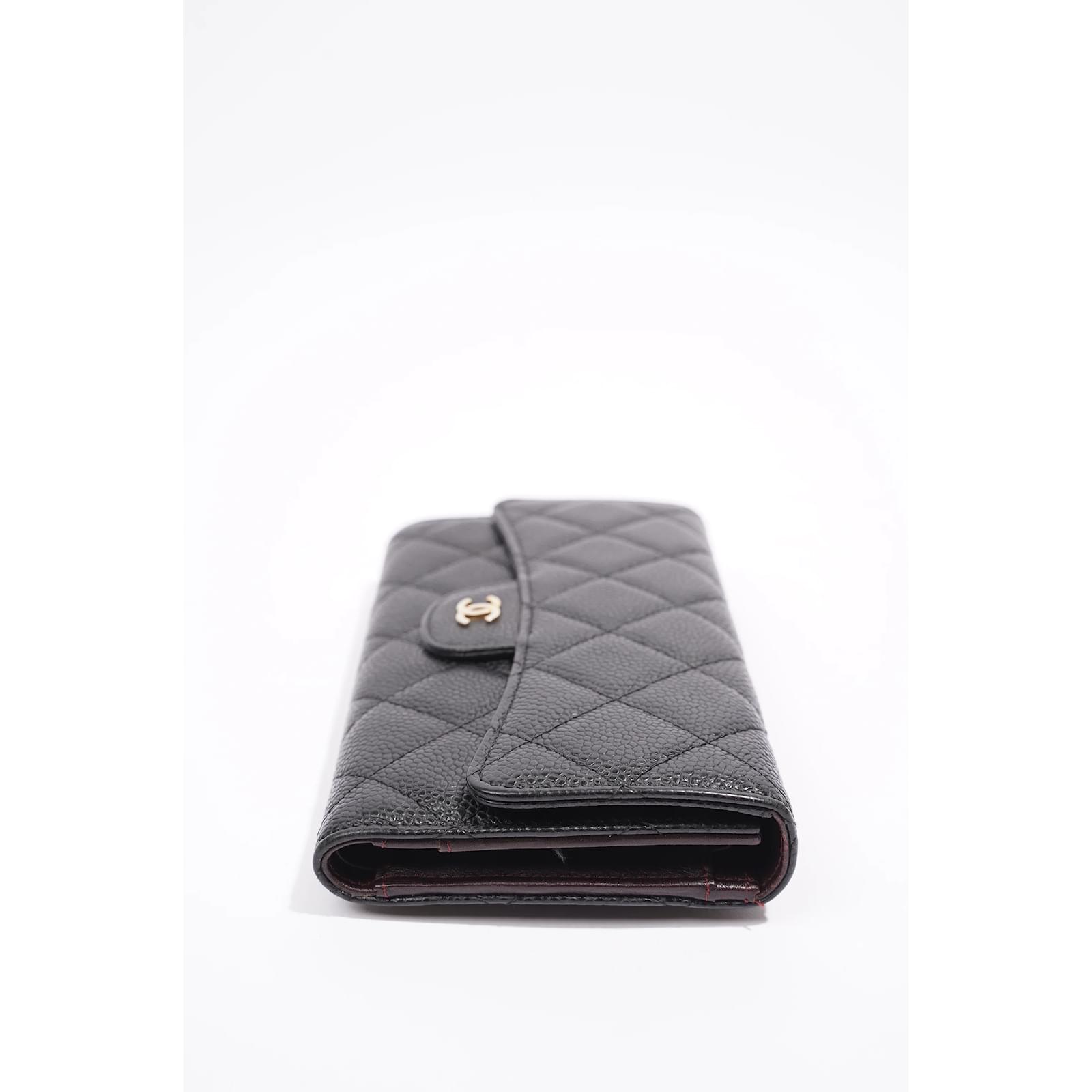 Chanel Black Caviar Small Classic Flap Wallet, myGemma, QA
