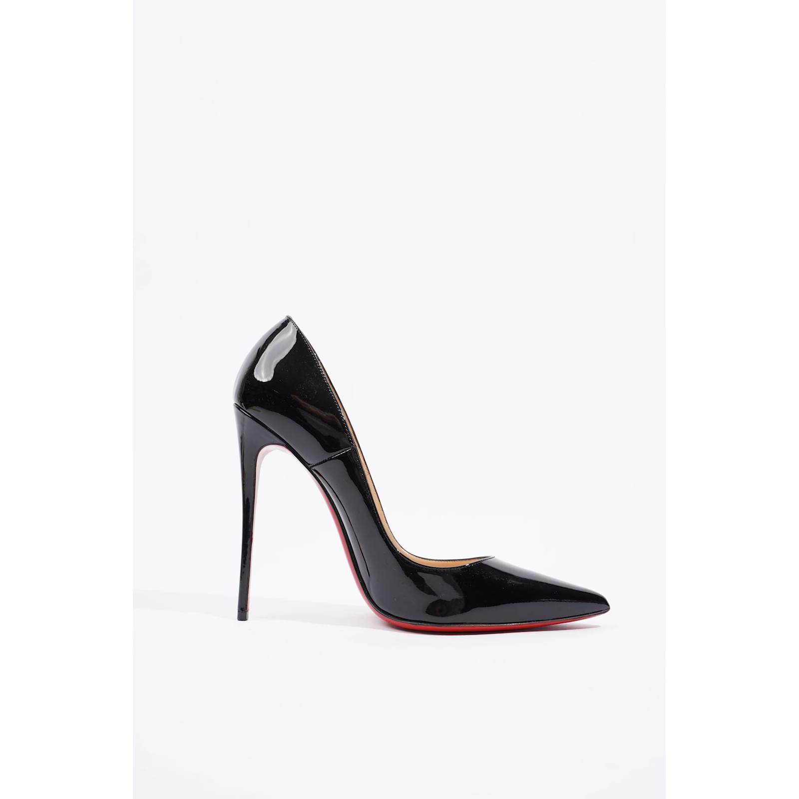 Louboutin Kate 120 Black Patent Louboutin Louboutin So So Kate 120