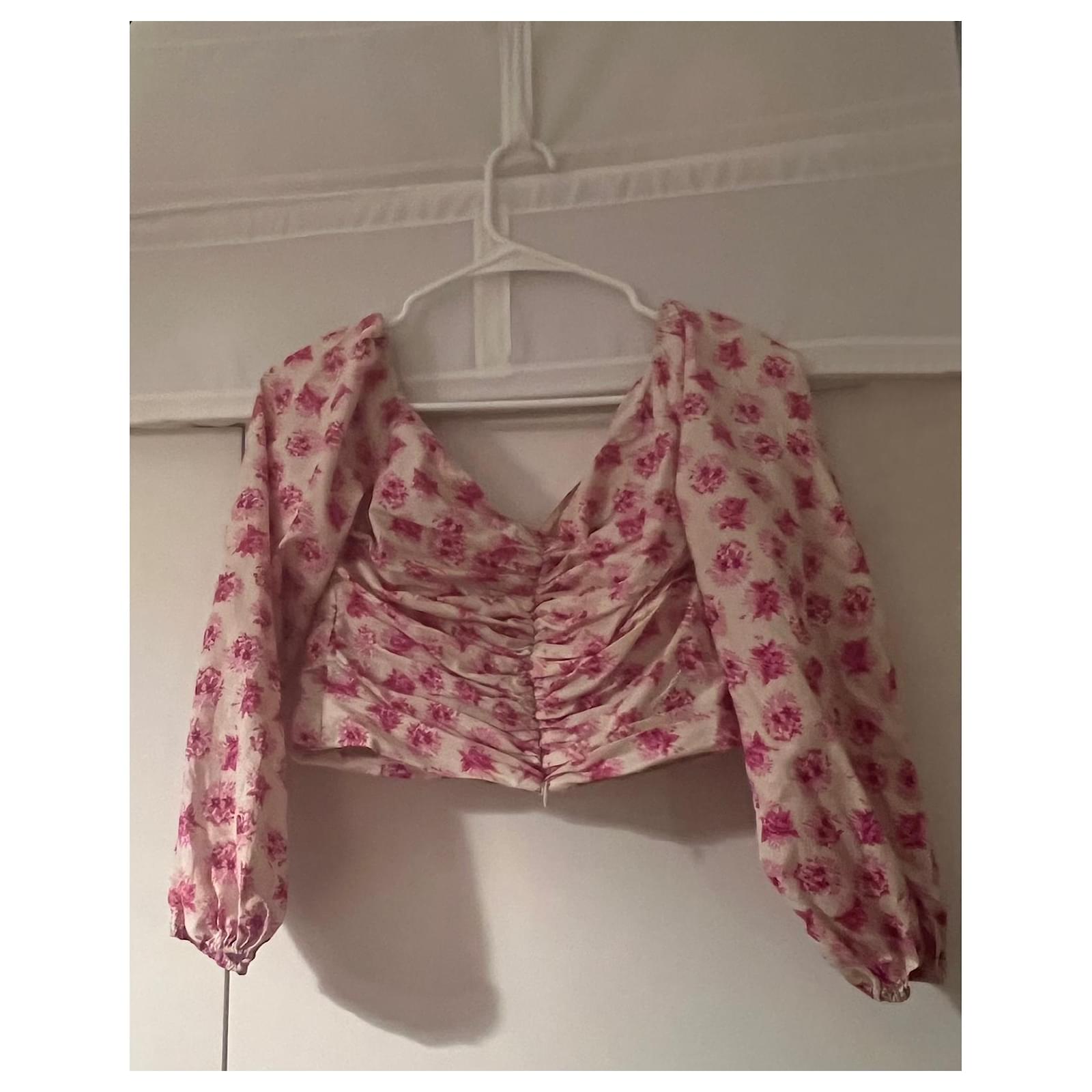 Zara Tops Pink Cotton ref.1009688 - Joli Closet