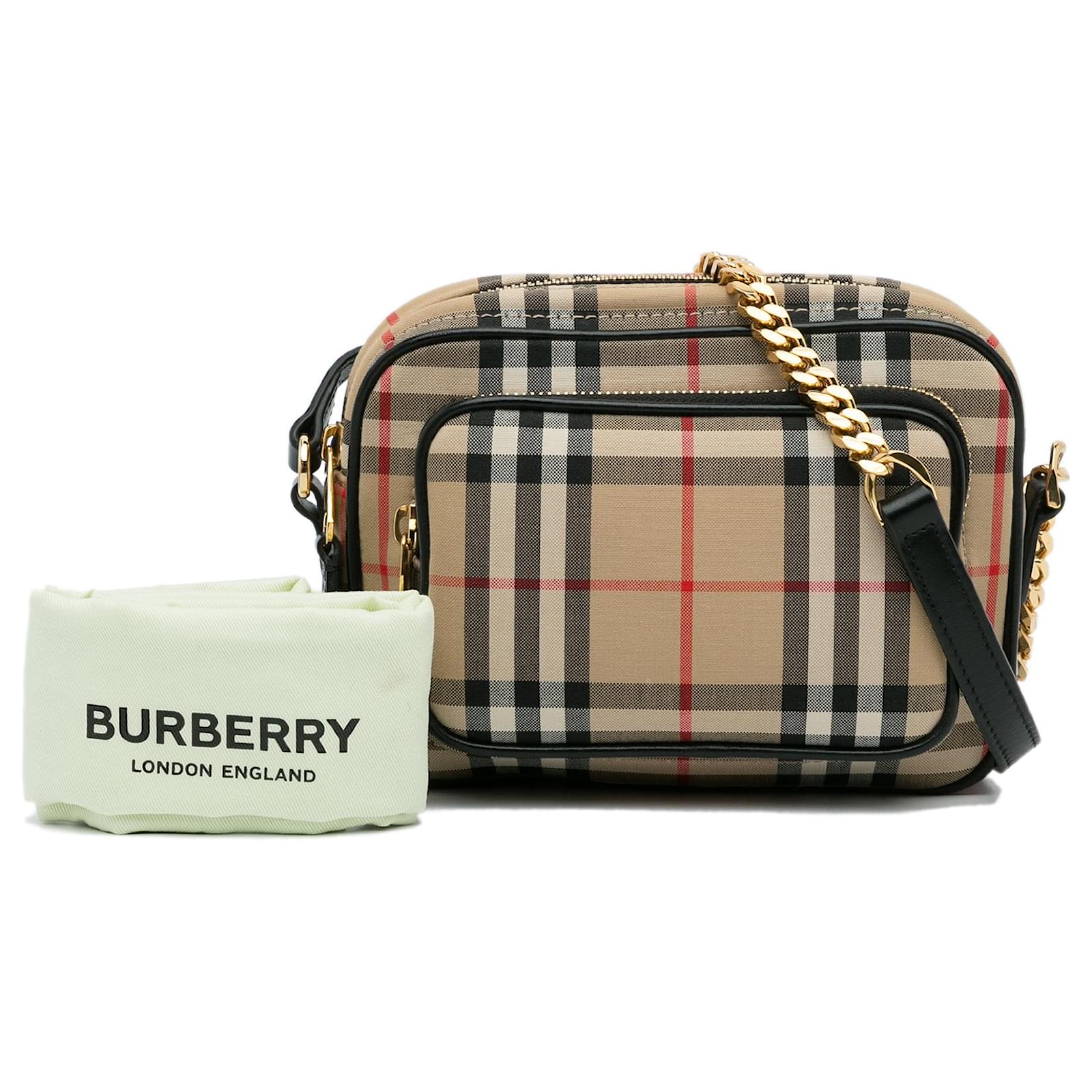 Burberry Brown House Check Camera Bag Multiple colors Beige