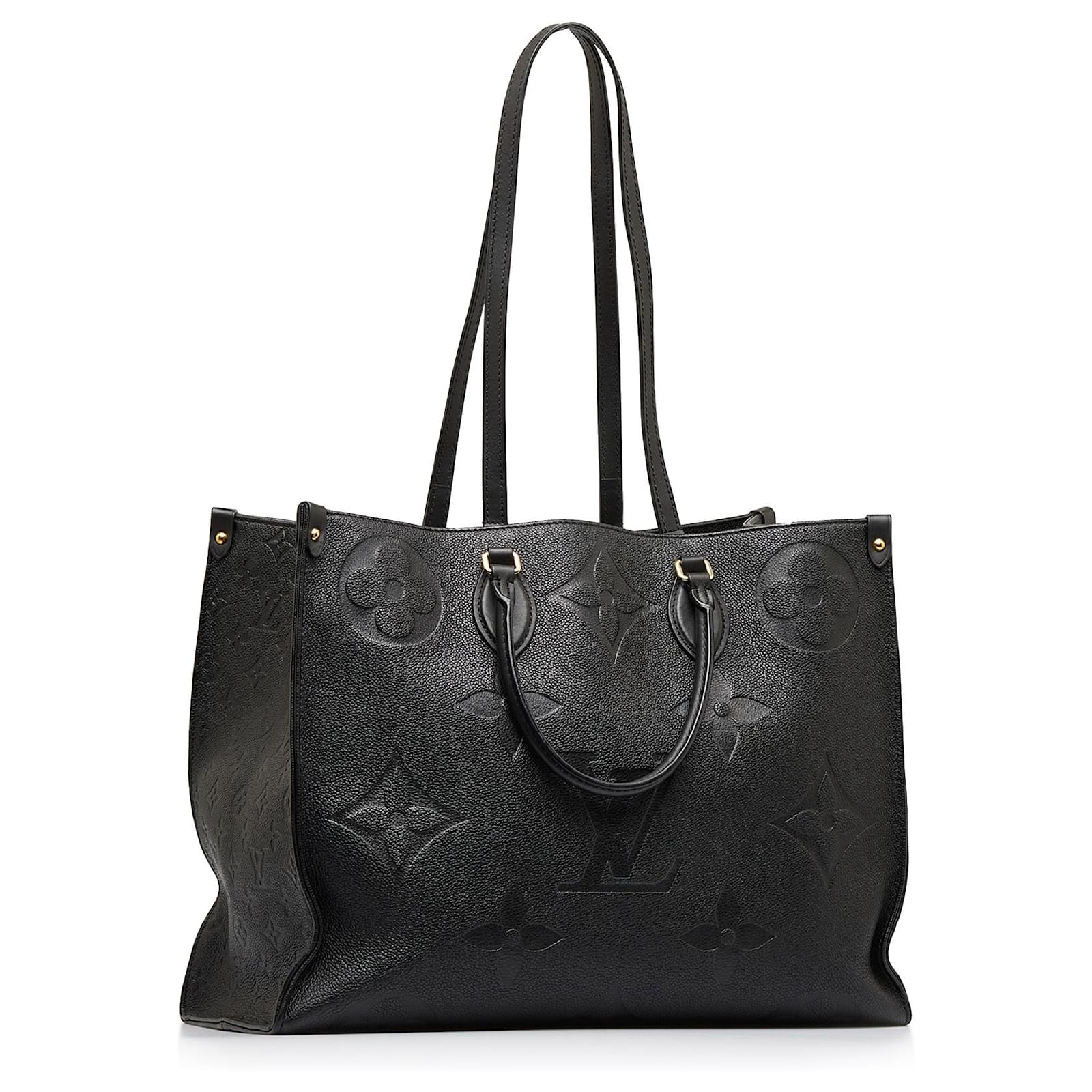 Louis Vuitton Onthego MM Leather Monogram Empreinte Black ref