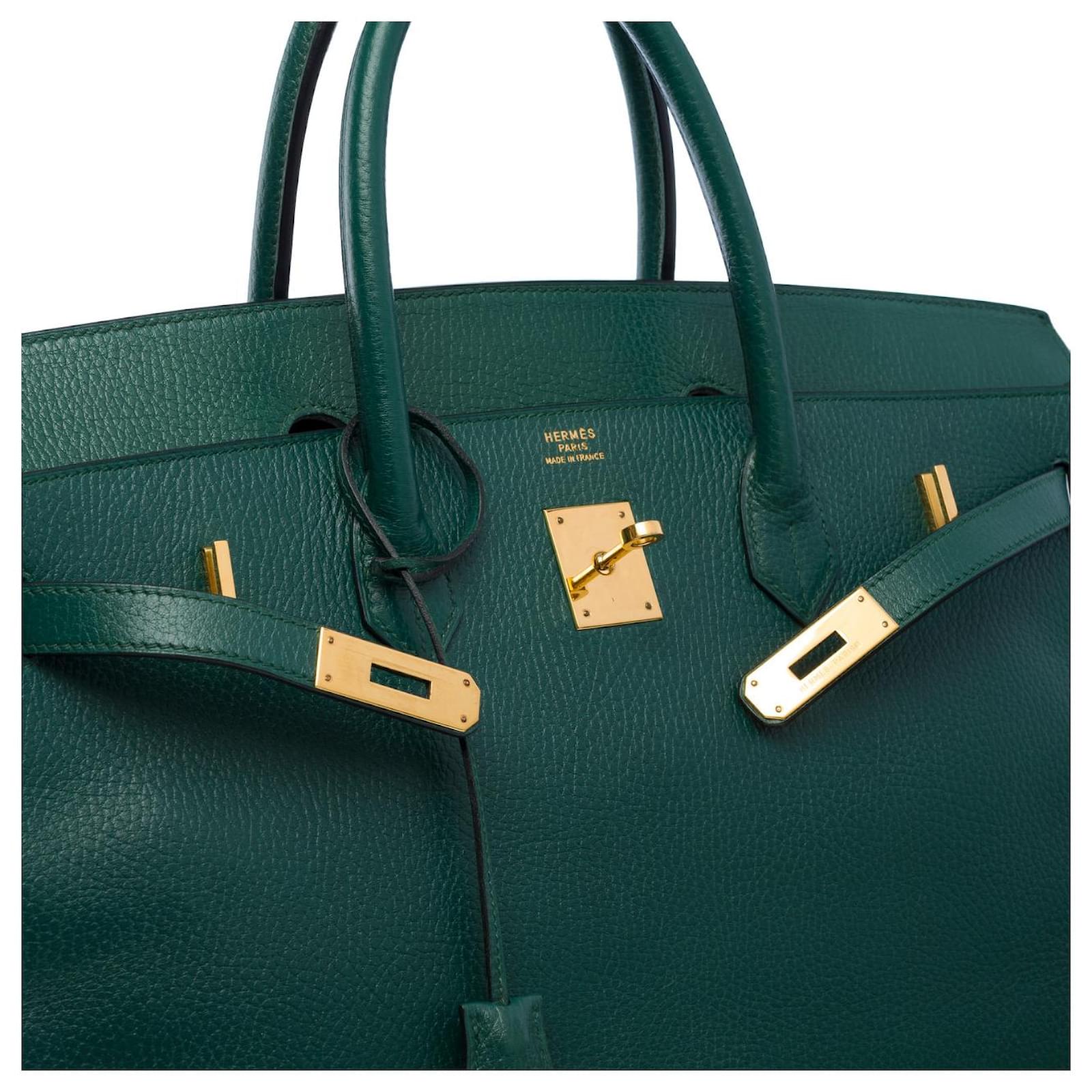 Emerald green birkin online bag