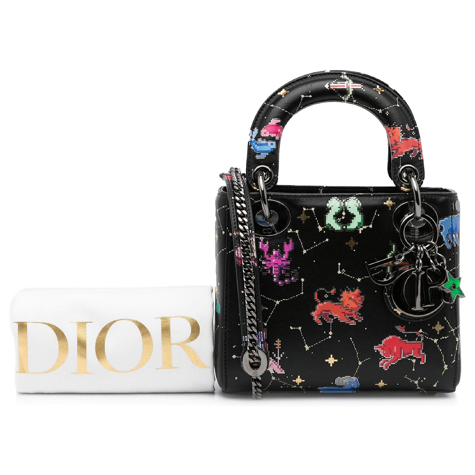 オールブラック★Dior Lady Dior バッグ ミニ DIOR | Lady Dior My ABCDior バッグ スモール カナージュ