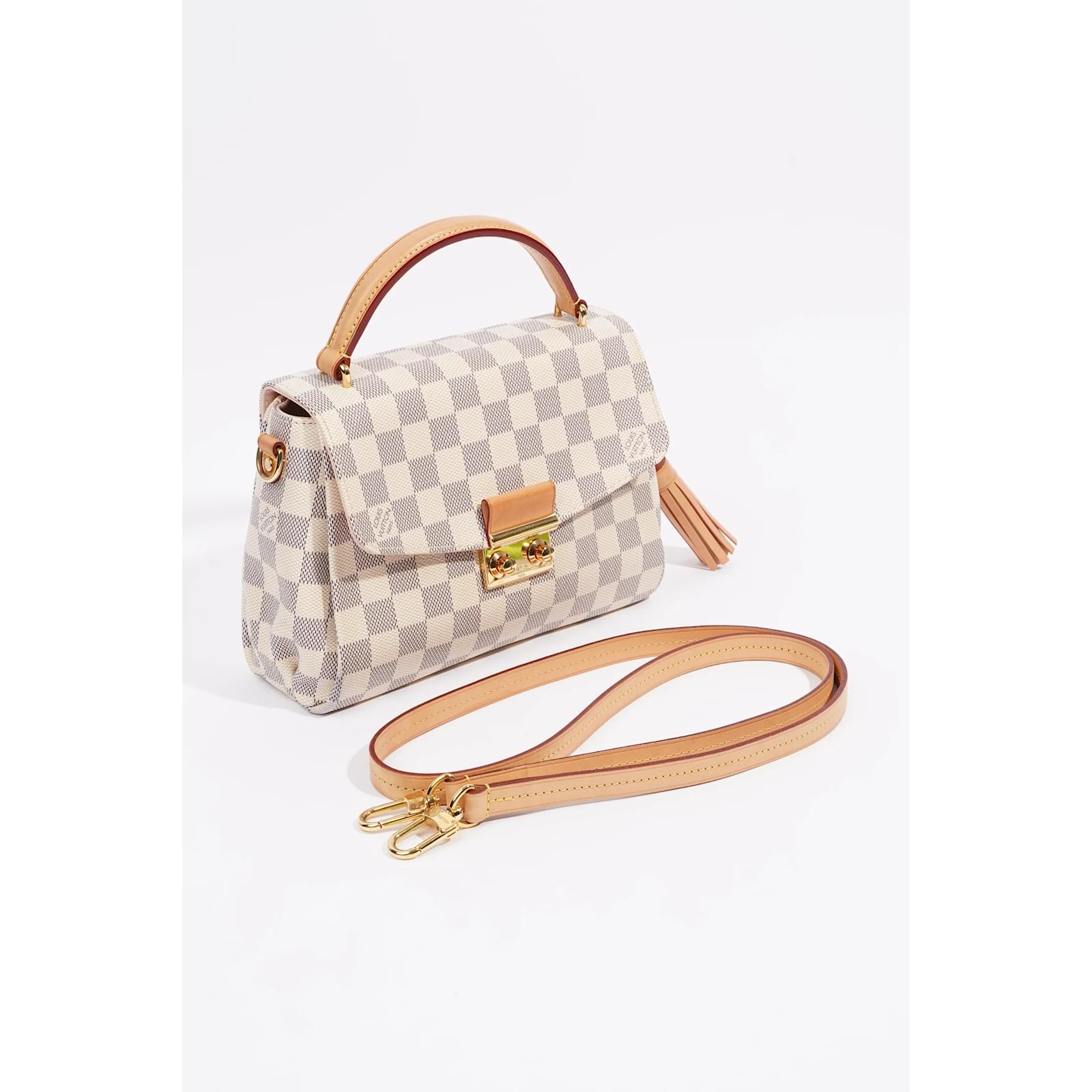 Louis Vuitton Croisette Bag Damier Azur Canvas White Cloth ref.1013853 -  Joli Closet