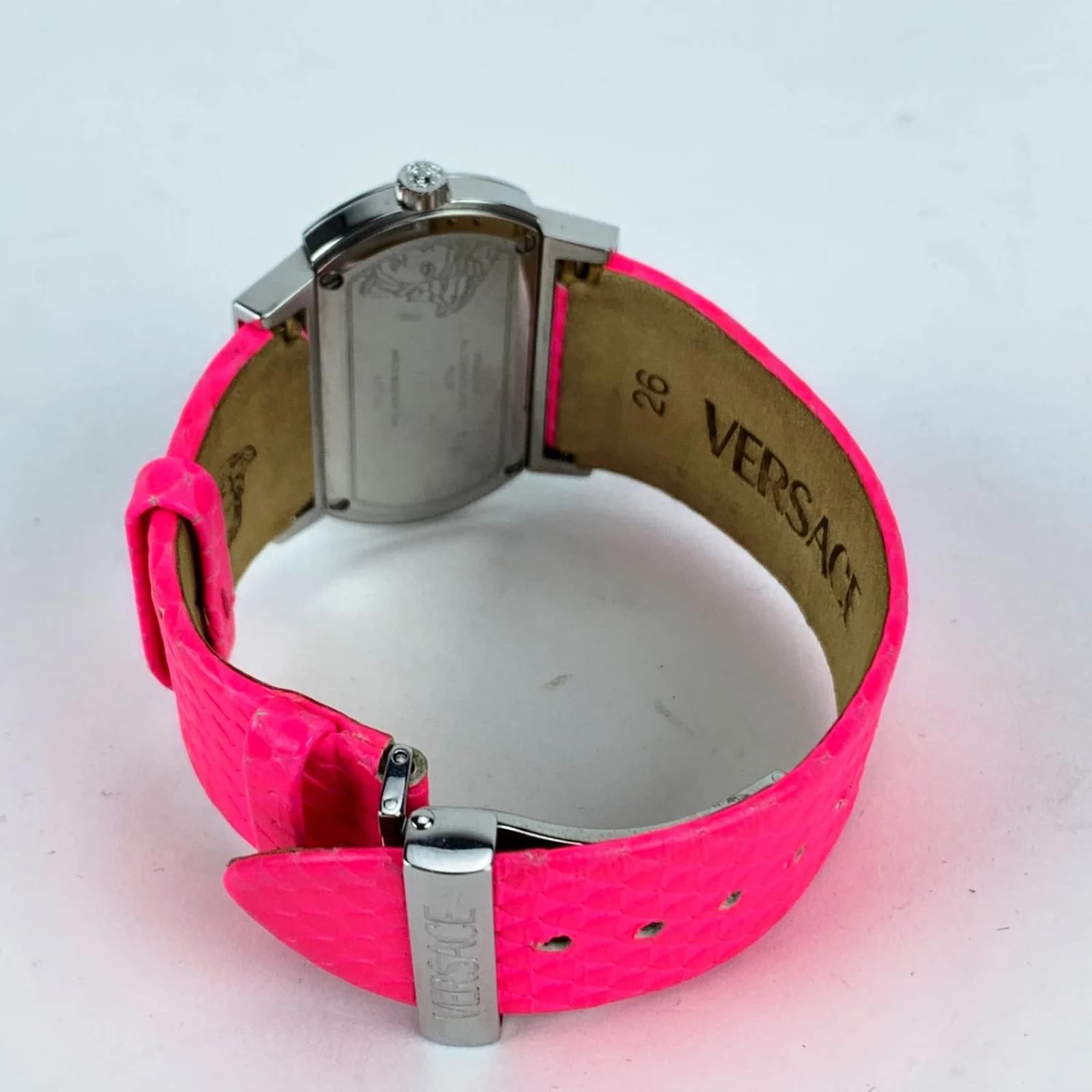 Versace pink watch hot sale