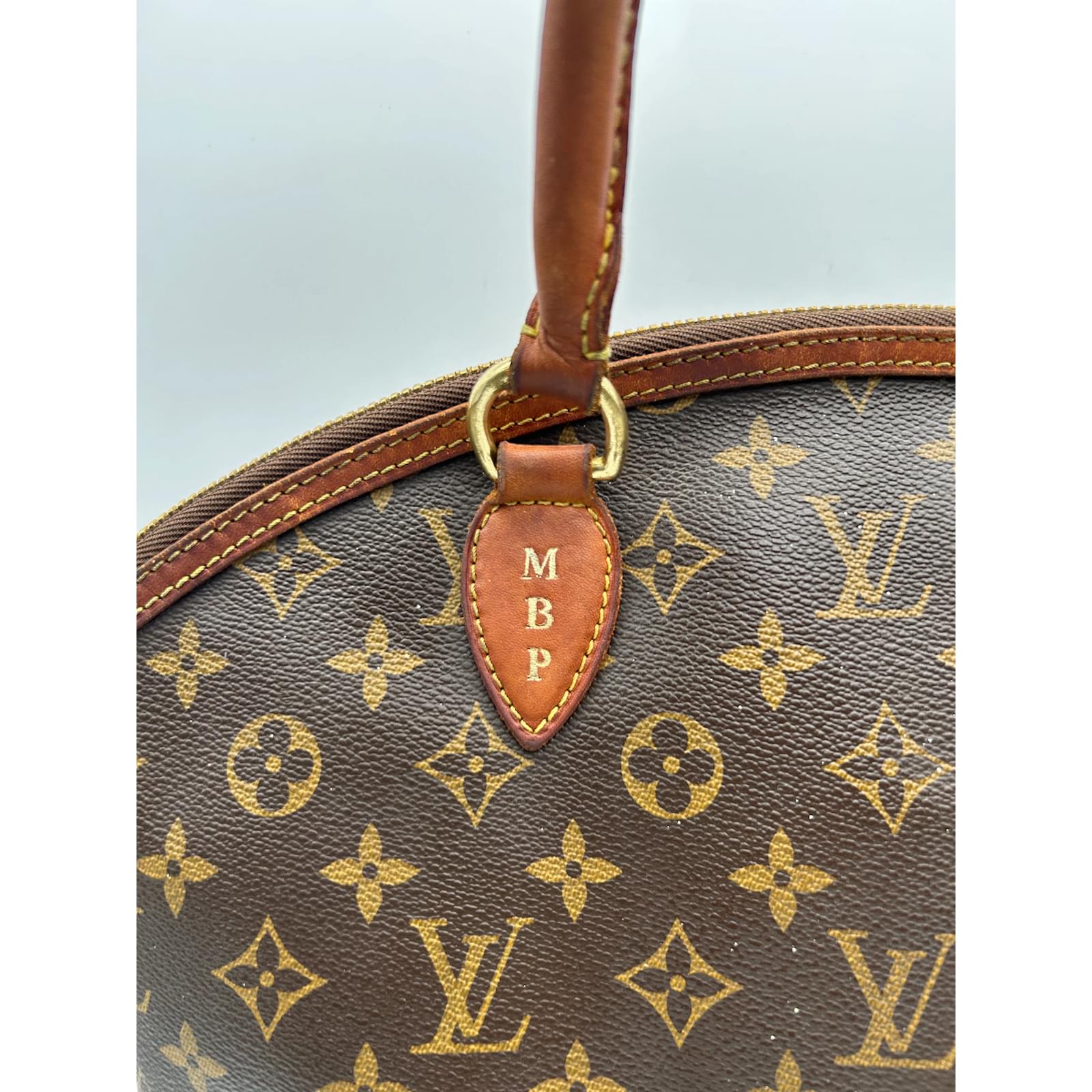 Lockit LOUIS VUITTON Handbags T. leather Brown ref.1014019 - Joli Closet