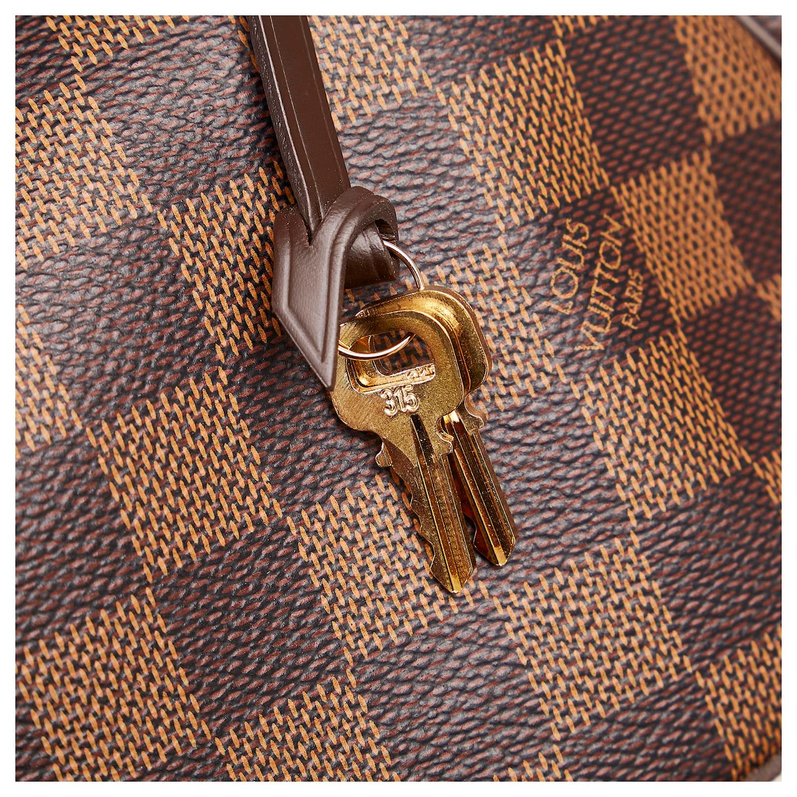 Louis Vuitton Brown Damier Ebene Verona PM Cloth ref.1014189 - Joli Closet