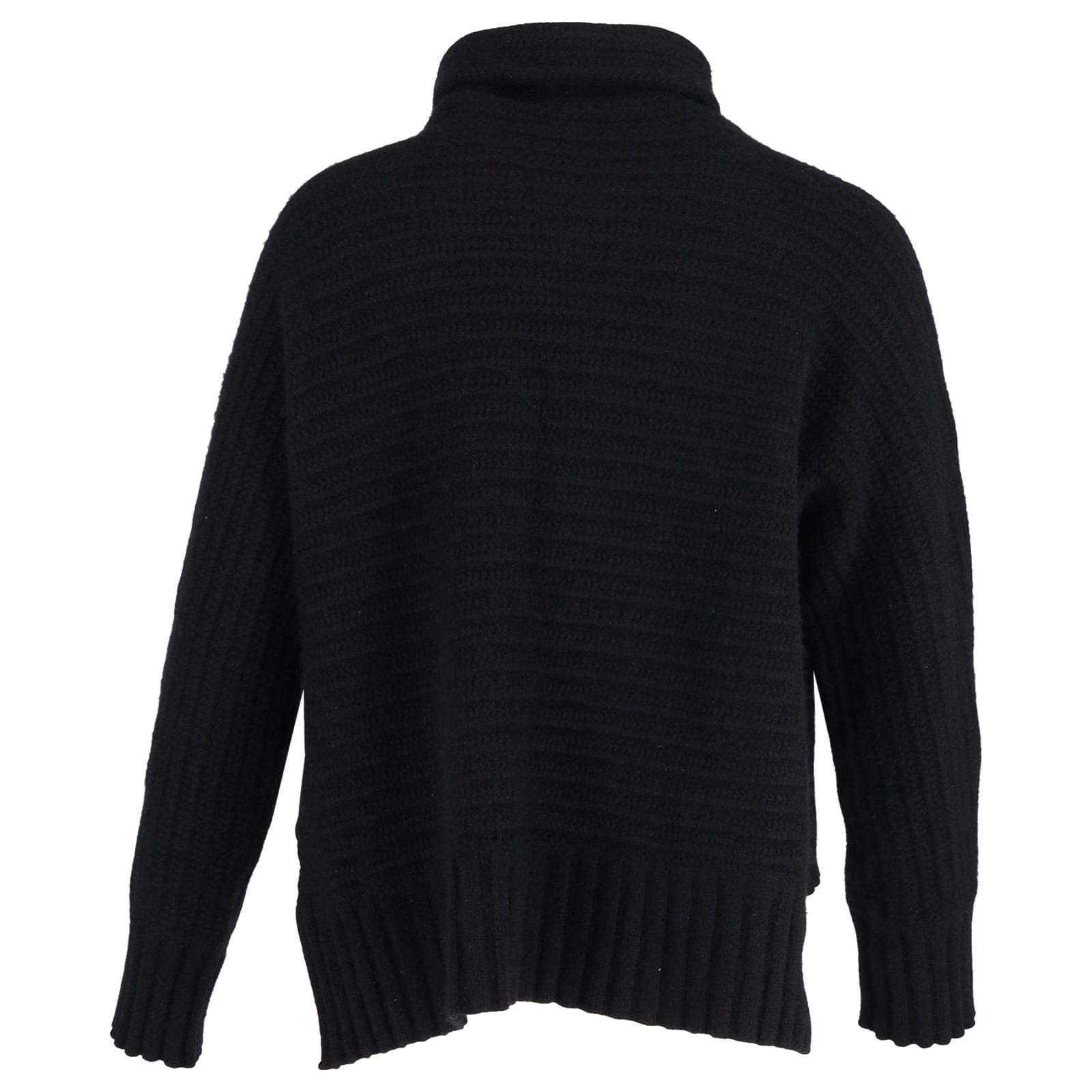 Zadig & Voltaire Turtleneck Sweater in Black Cashmere Wool ref ...