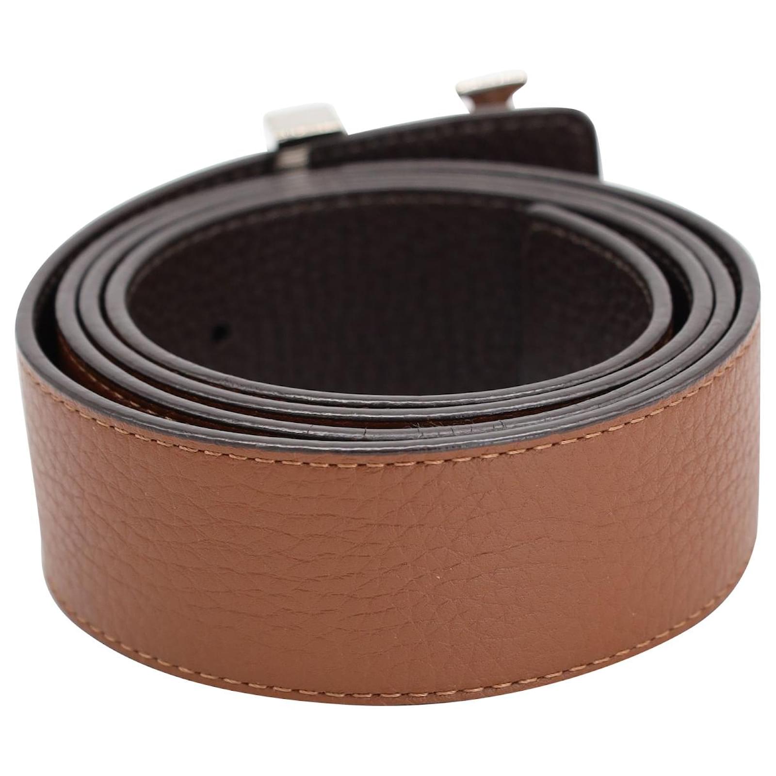 Belts Louis Vuitton Louis Vuitton Initiales 40mm Belt in Brown Leather