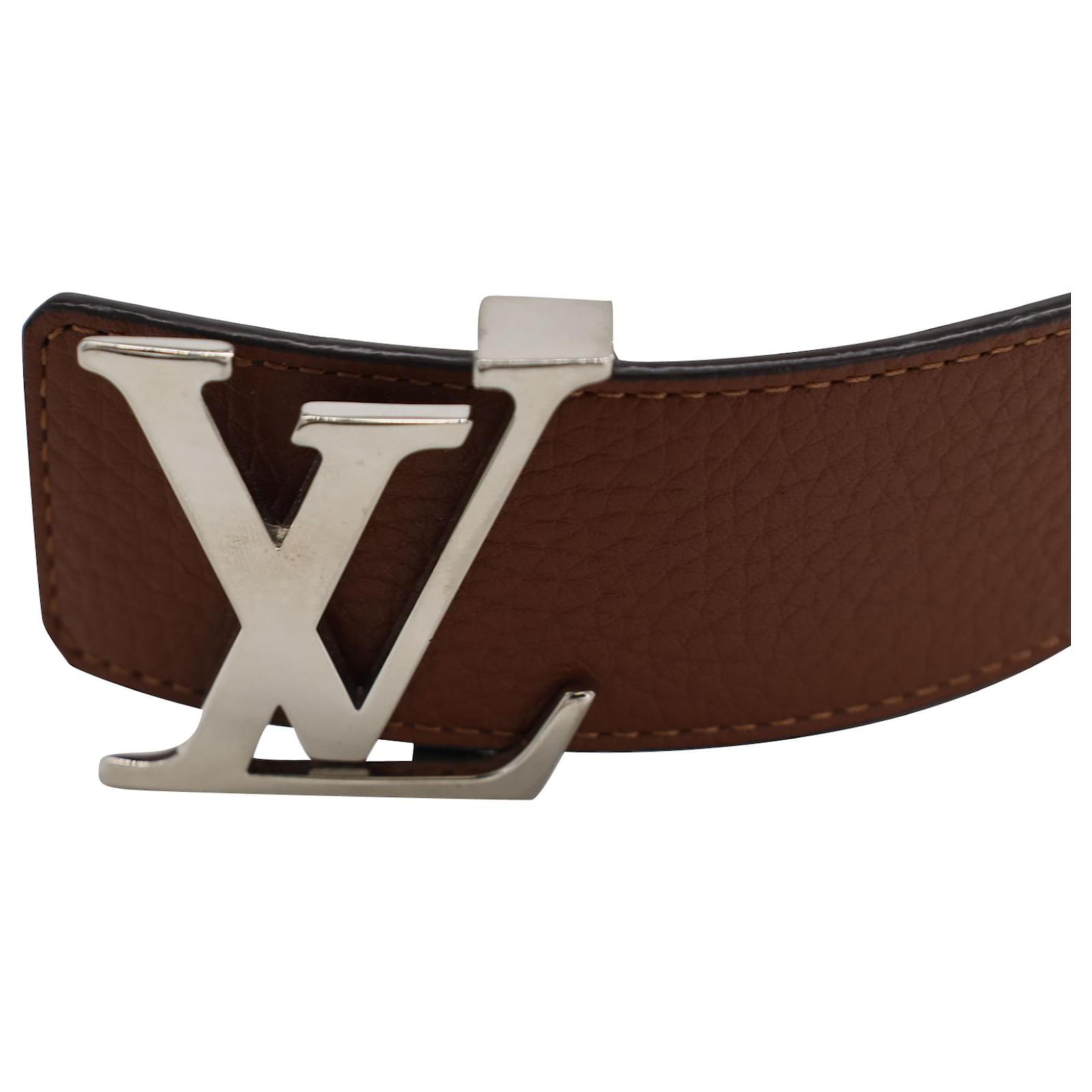 Louis Vuitton Initiales 40mm Belt in Brown Leather ref.1015157 - Joli Closet