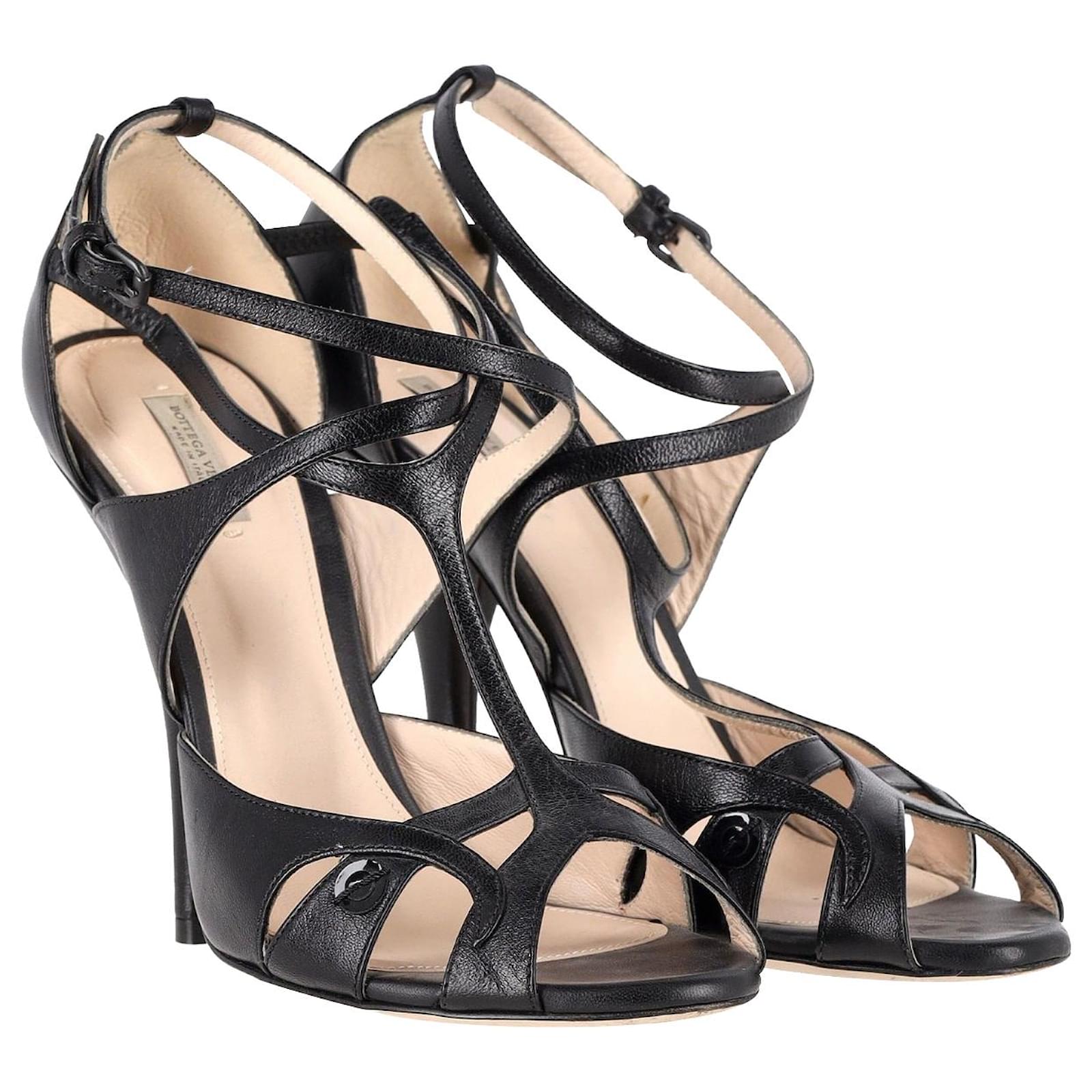 Bottega veneta best sale strappy heels