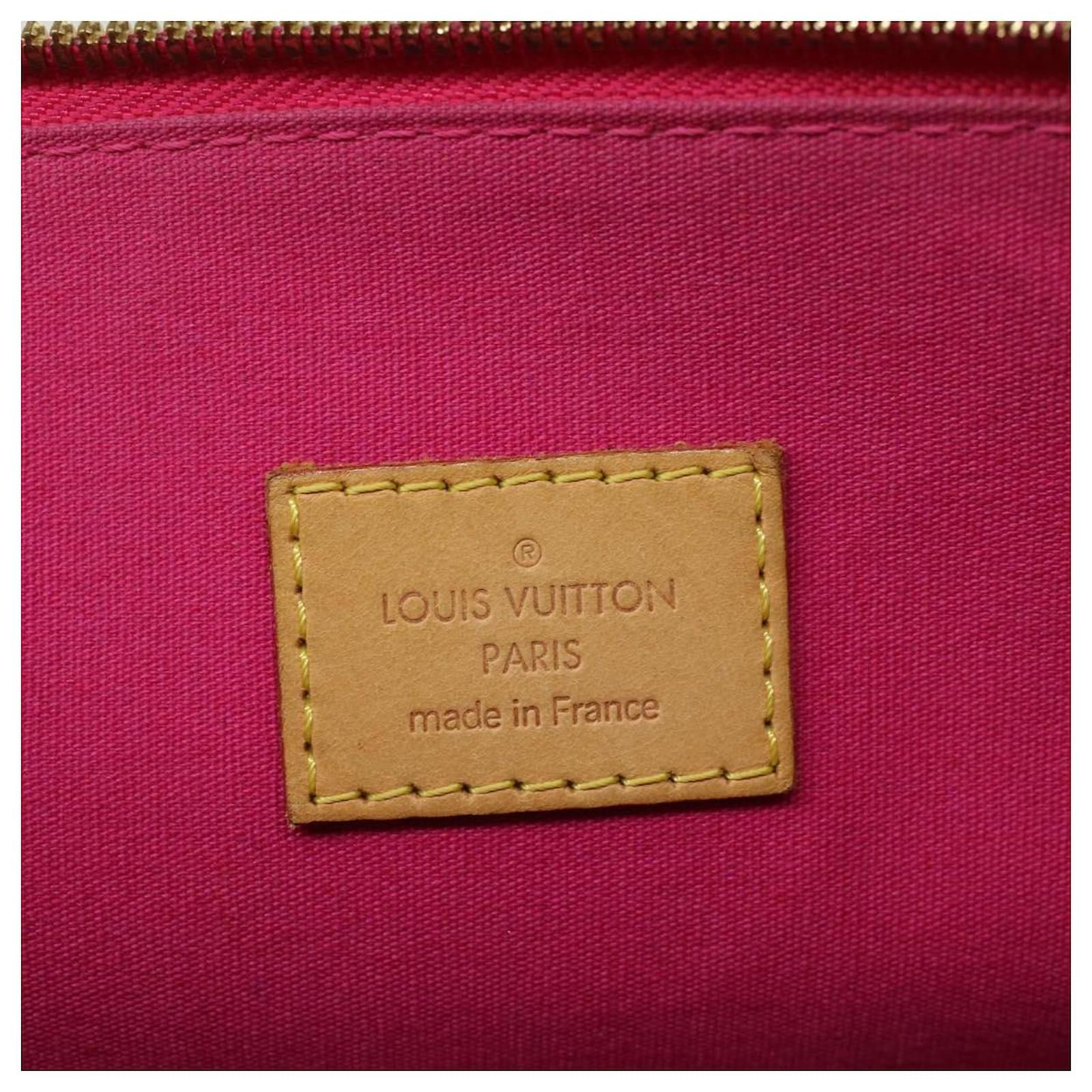 LOUIS VUITTON Monogram Vernis Alma GM Hand Bag Pomme D'amour M93596 auth  49252 Patent leather ref.1015484 - Joli Closet