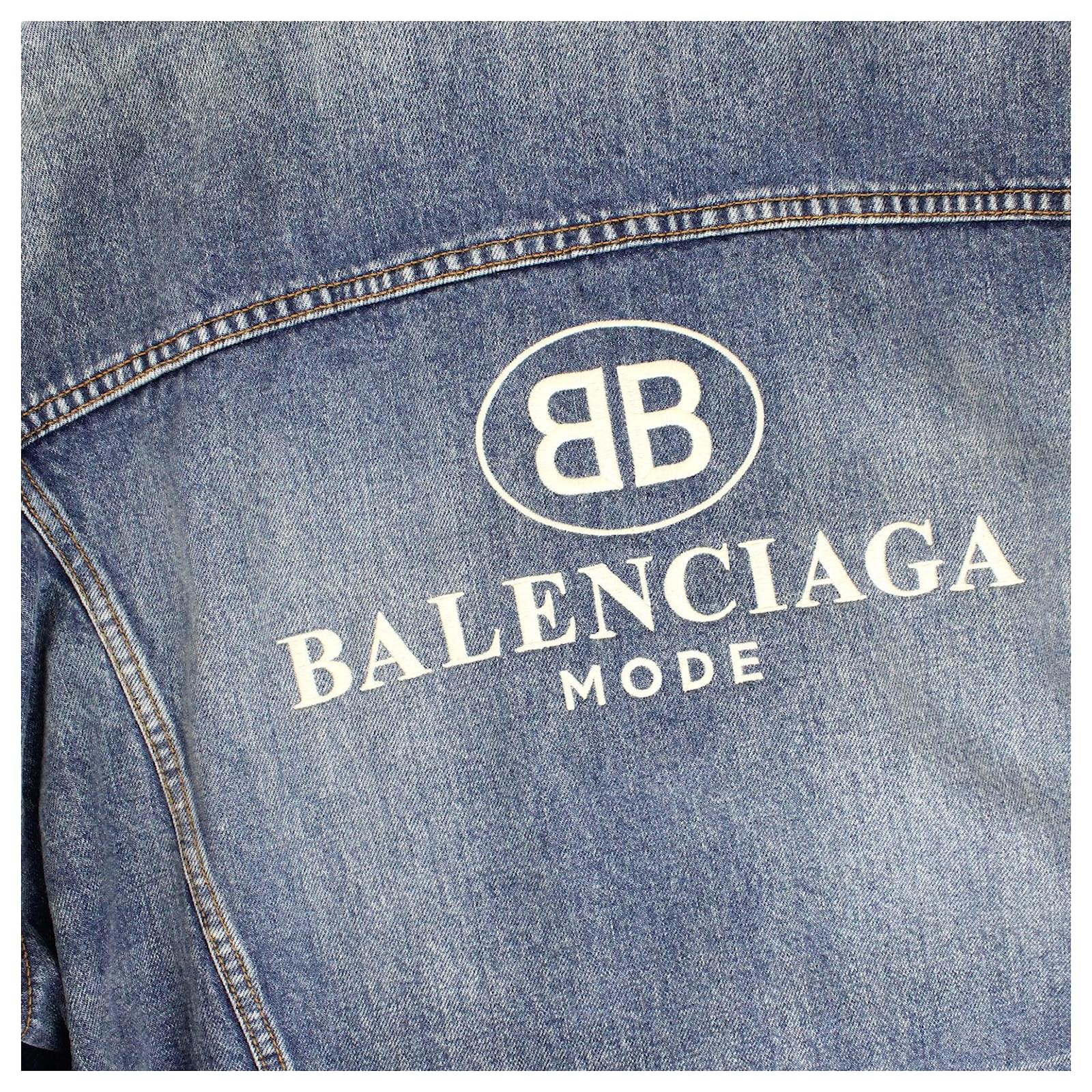 Balenciaga bb mode denim jacket hotsell