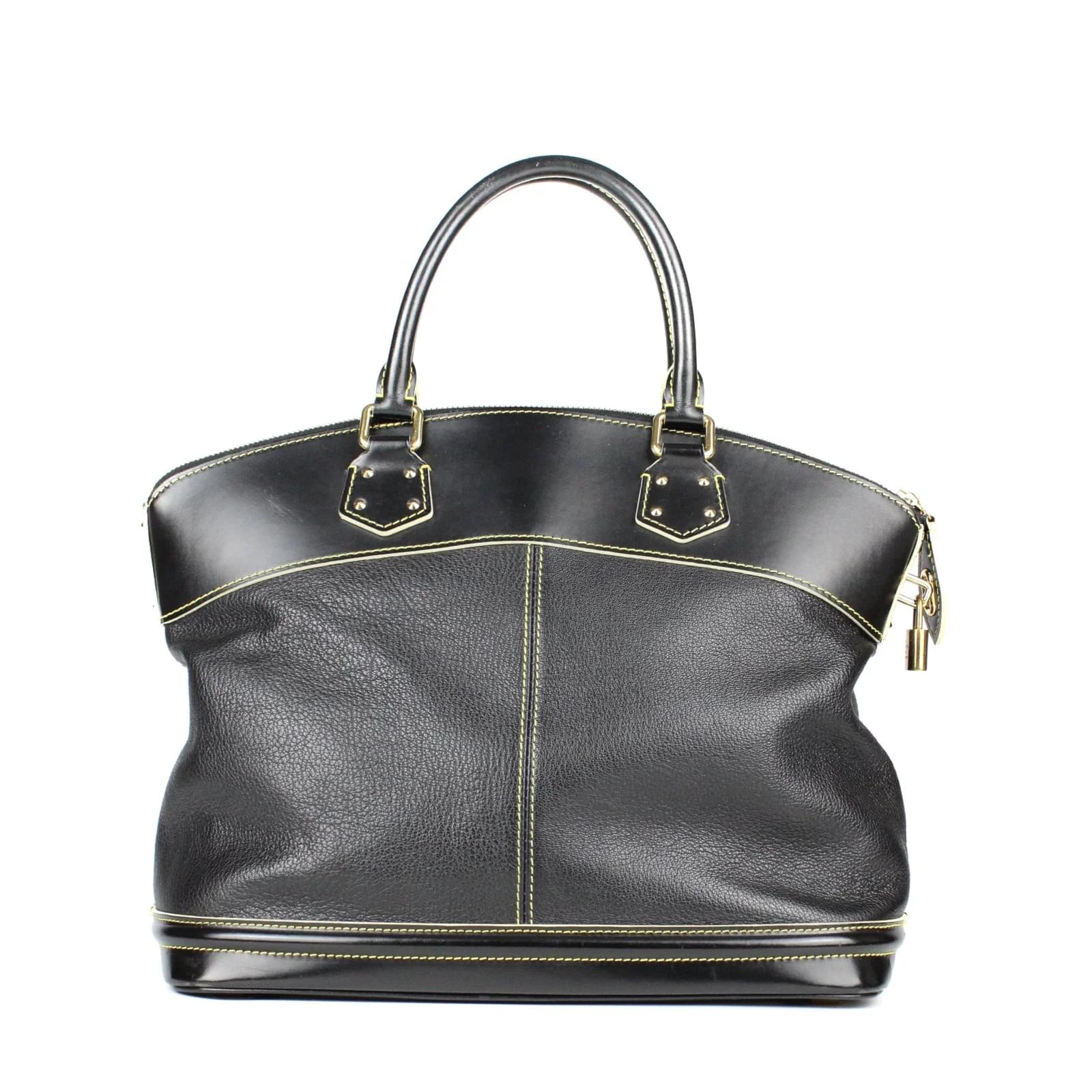 Louis Vuitton Black Suhali Leather Lockit PM Bag Louis Vuitton