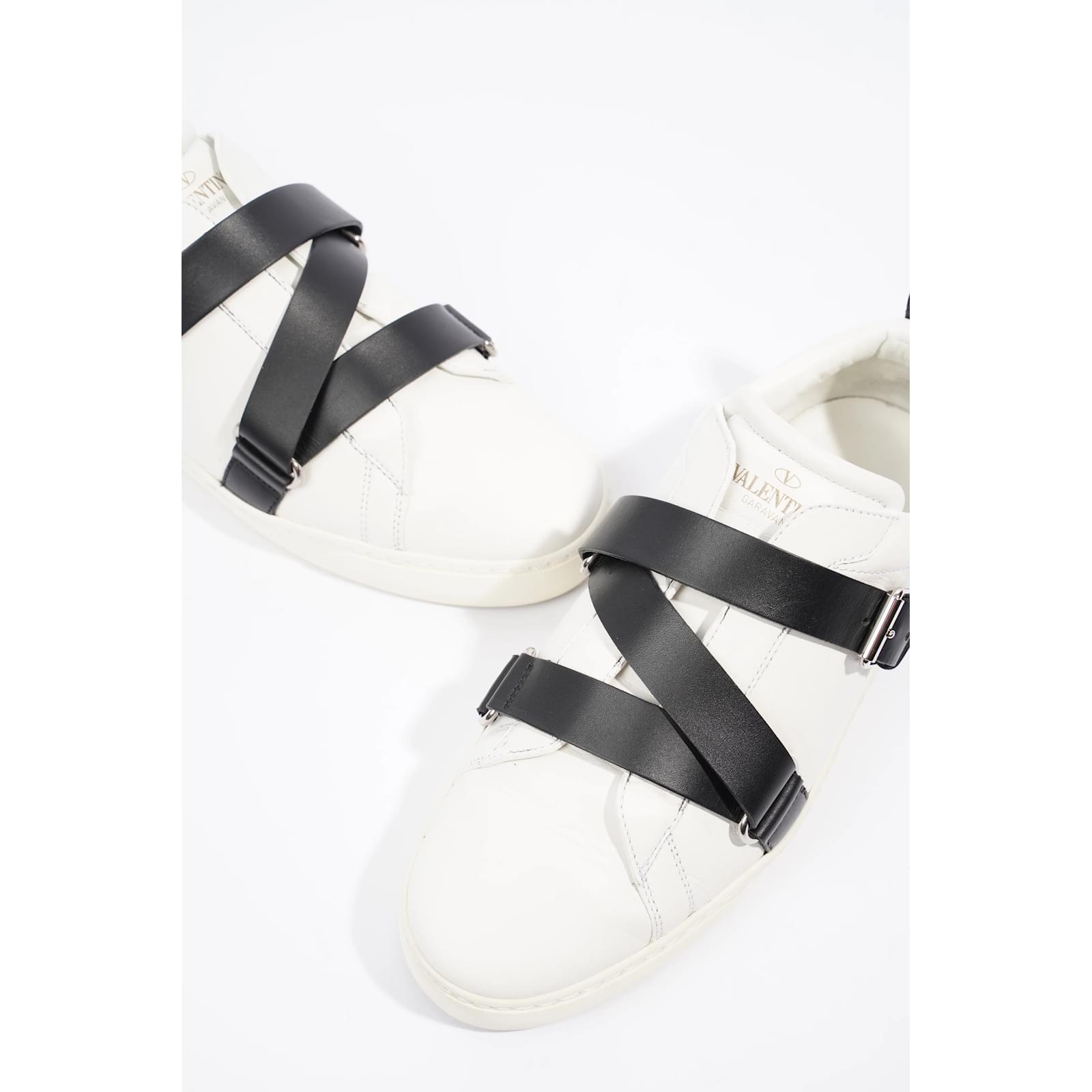 Valentino punk hot sale strap trainers