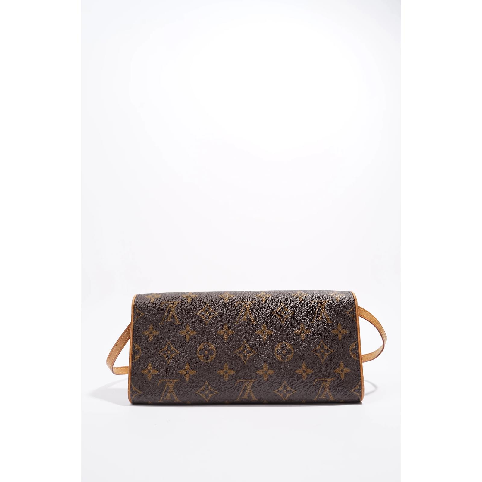 Louis Vuitton Pochette Twin Monogram Canvas GM Brown Cloth ref.1016290 -  Joli Closet