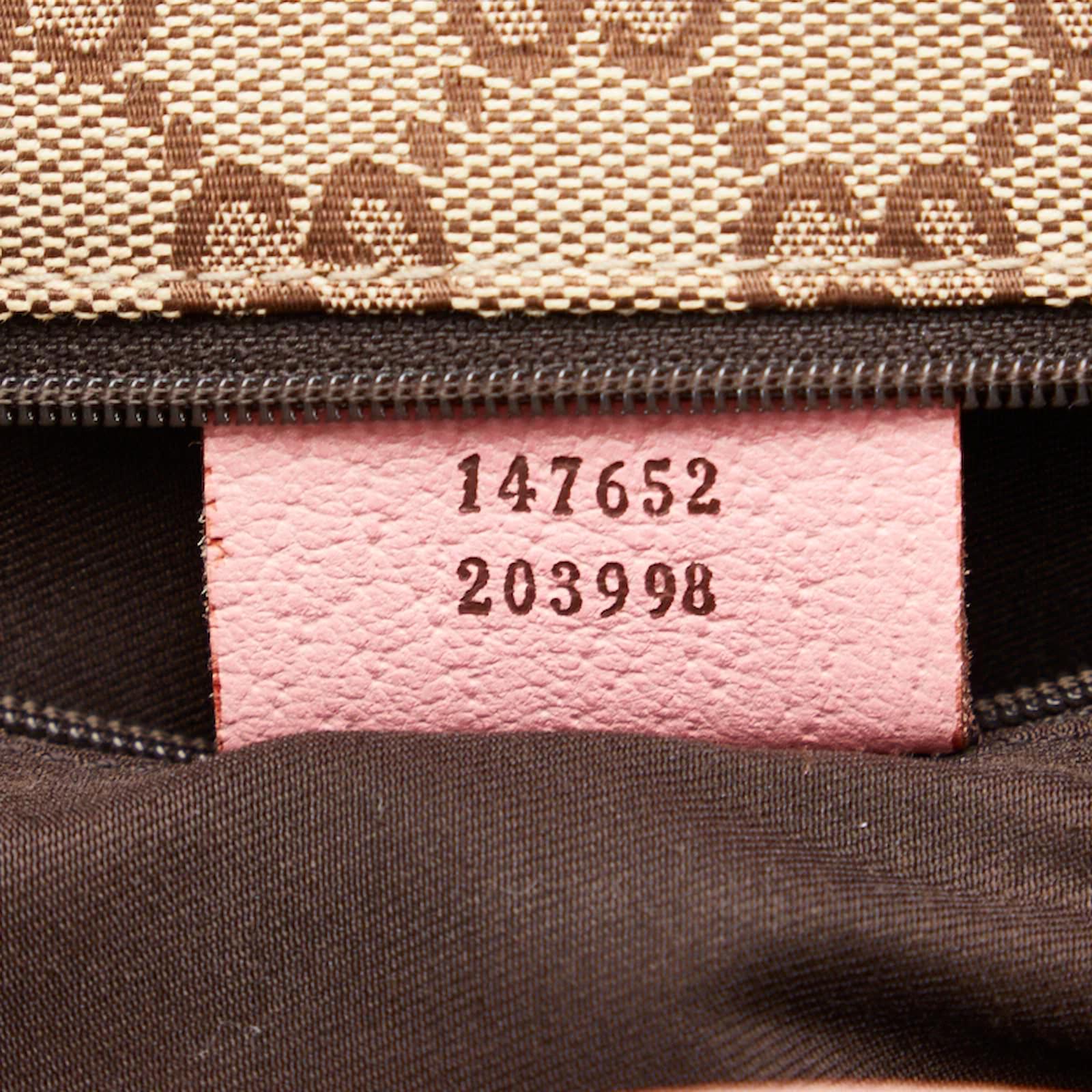 Gucci Leather Pelham Tote Bag 147652 Pink Pony-style