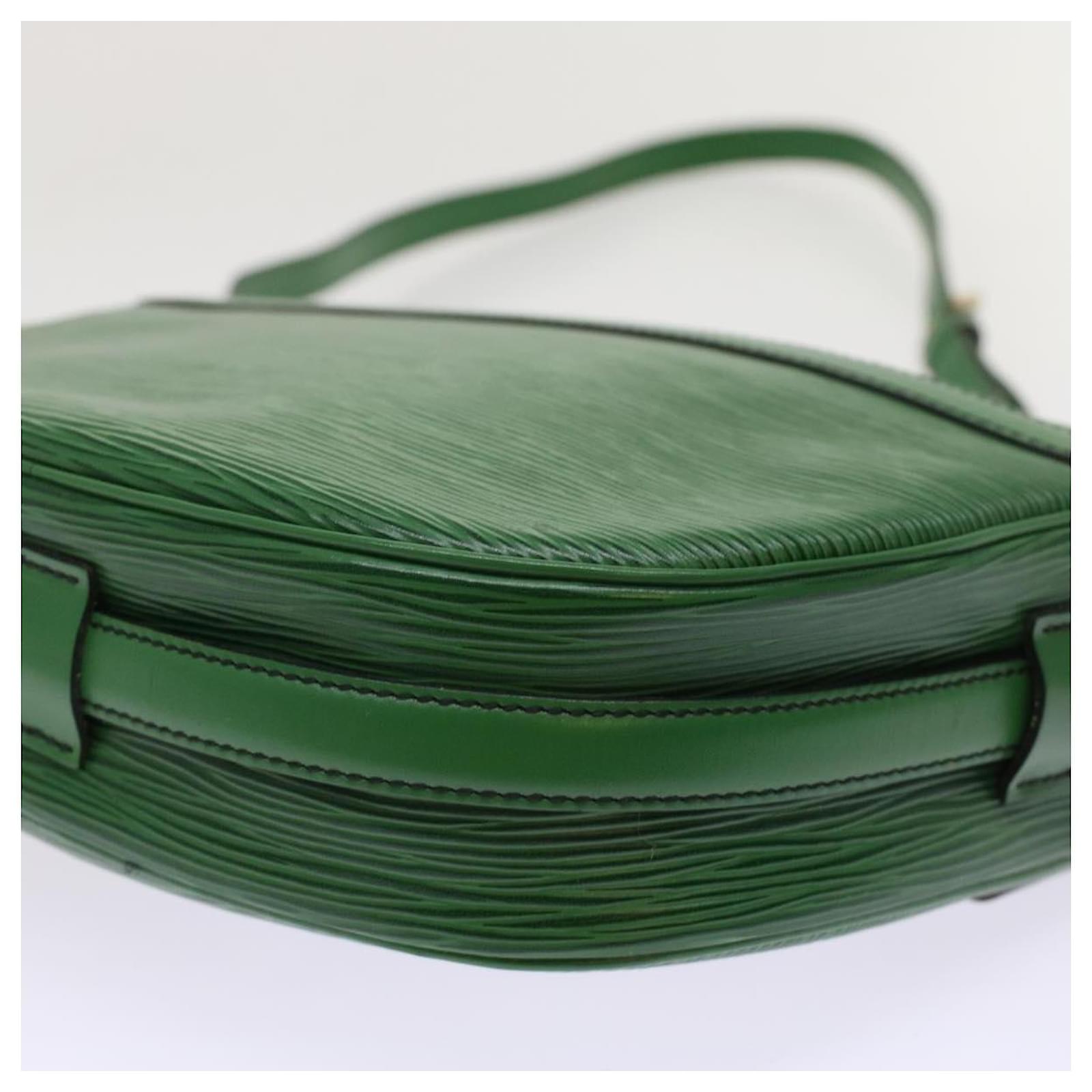 LOUIS VUITTON Epi June Feuille Shoulder Bag Green M52154 LV Auth th1642  Leather ref.375575 - Joli Closet