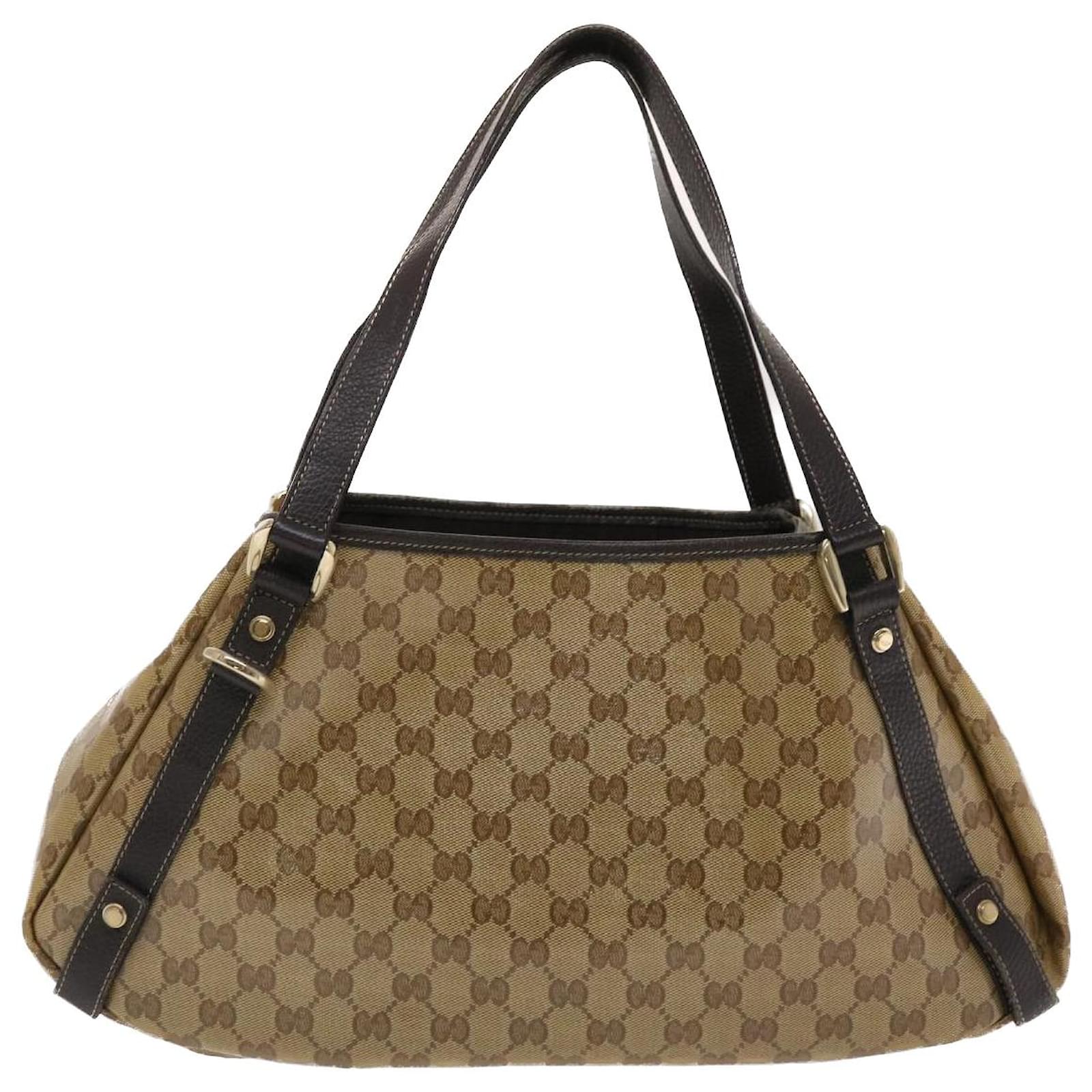 Gucci Abbey - Gucci GG Canvas Coated Shoulder Bag