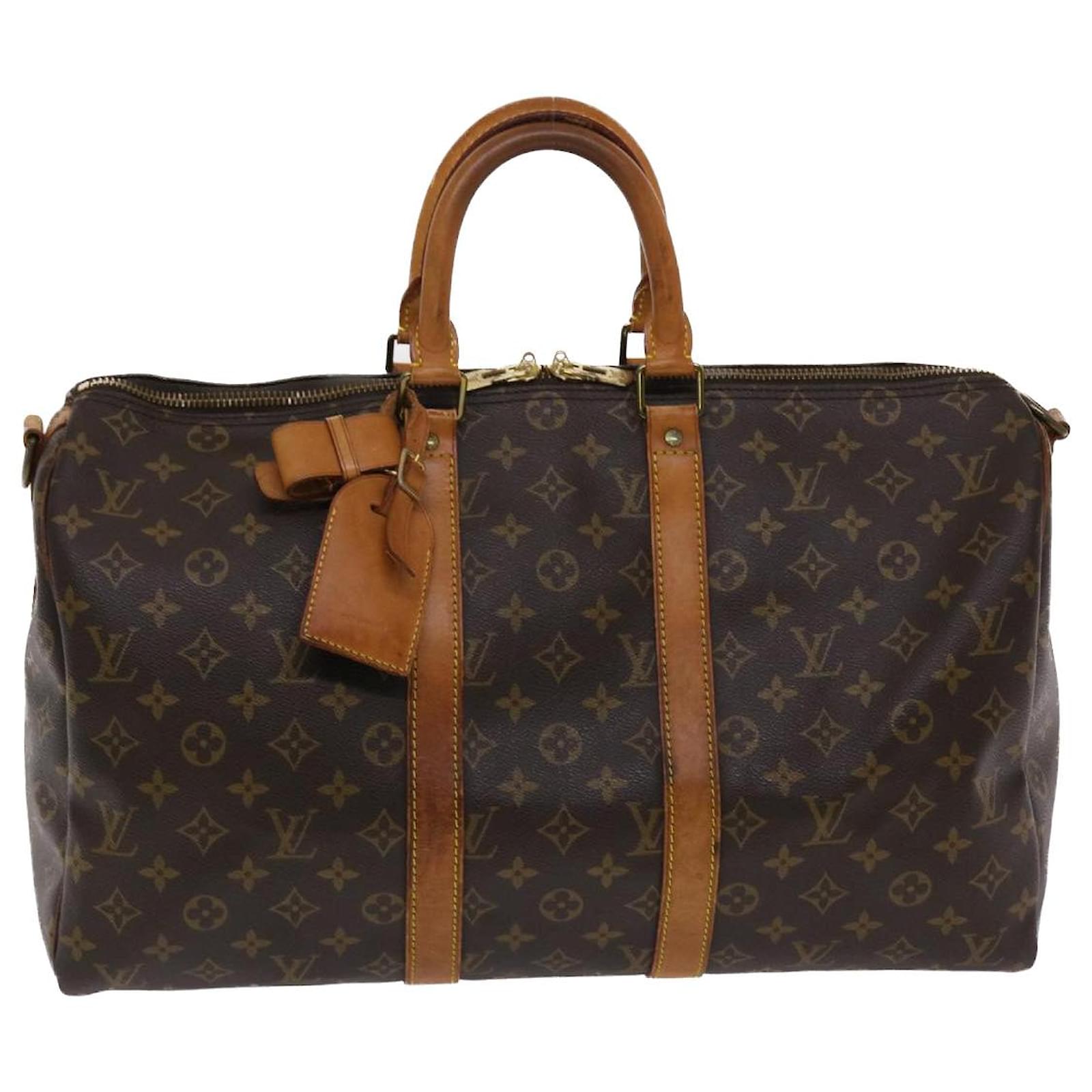 Louis Vuitton Keepall Bandouliere 45 Monogram Canvas M41418 with Crossbody Strap