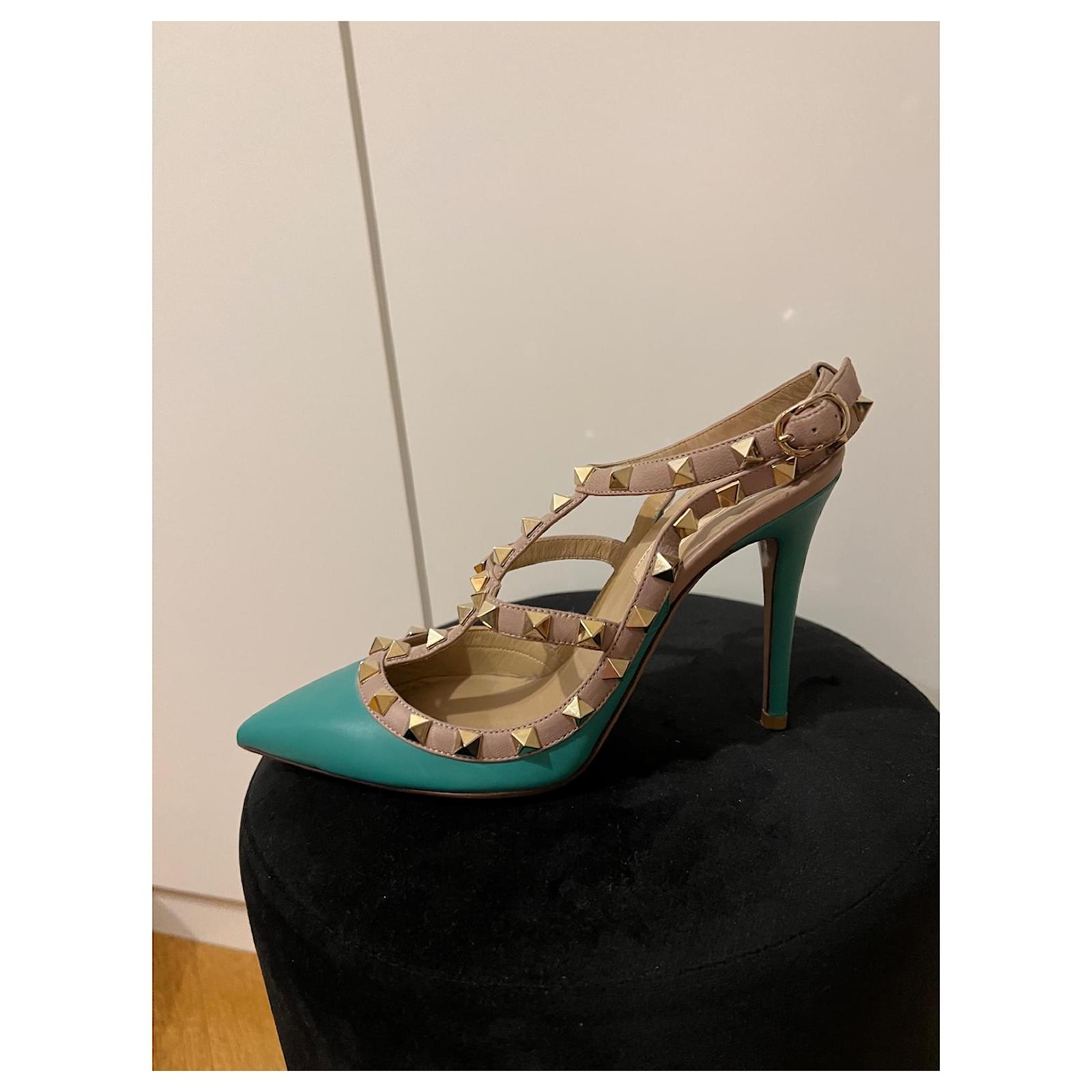 Valentino hot sale turquoise shoes