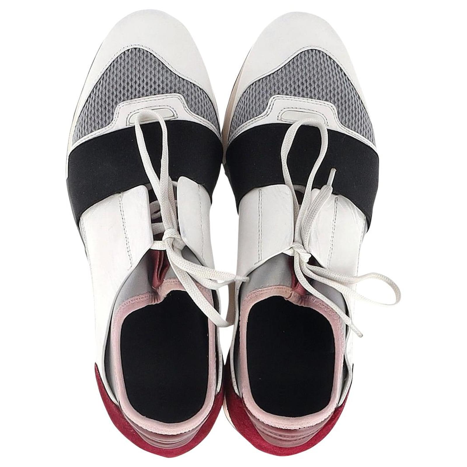 Balenciaga race runners womens fashion silver