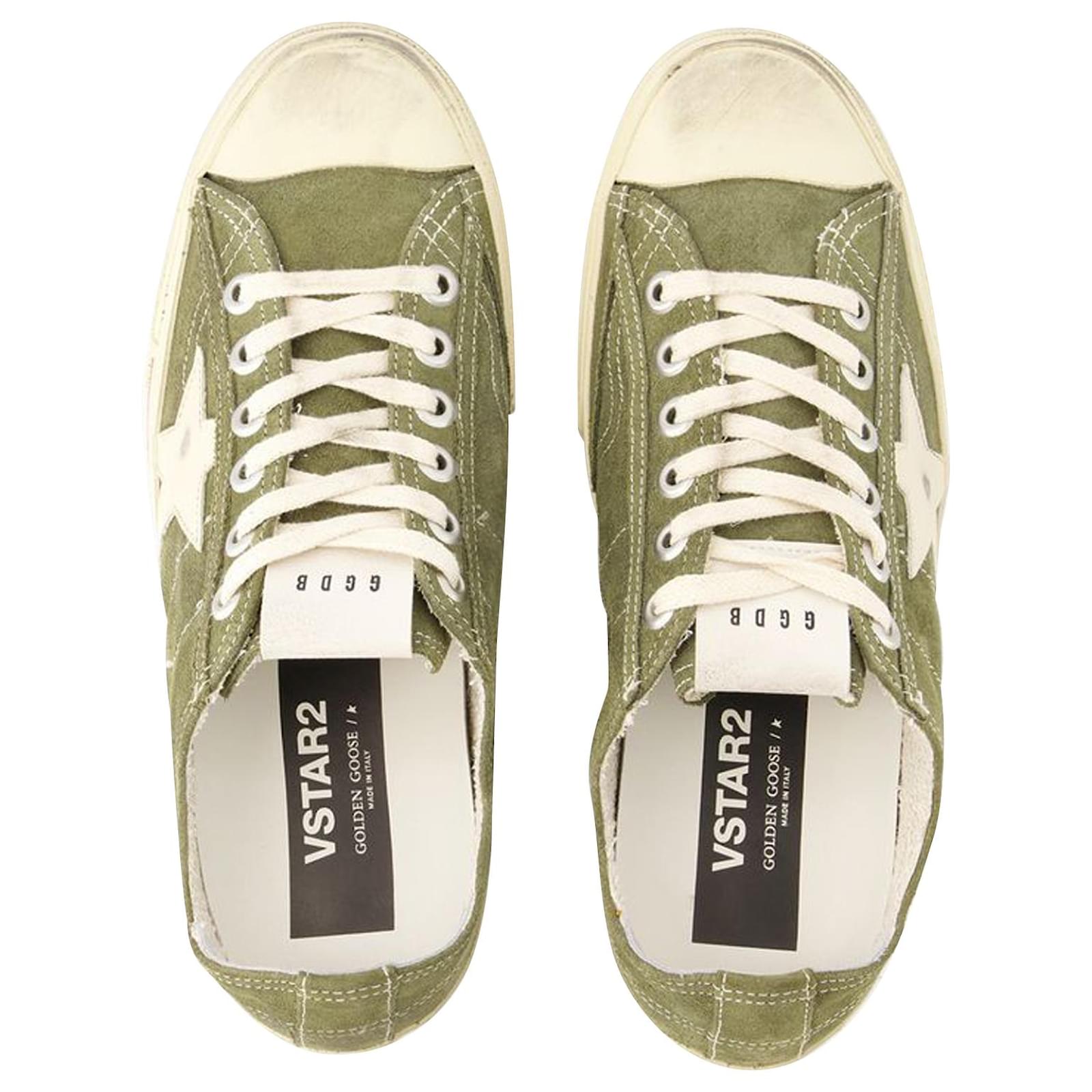 Military Green Golden Goose Superstar Verde Super-Star LTD In