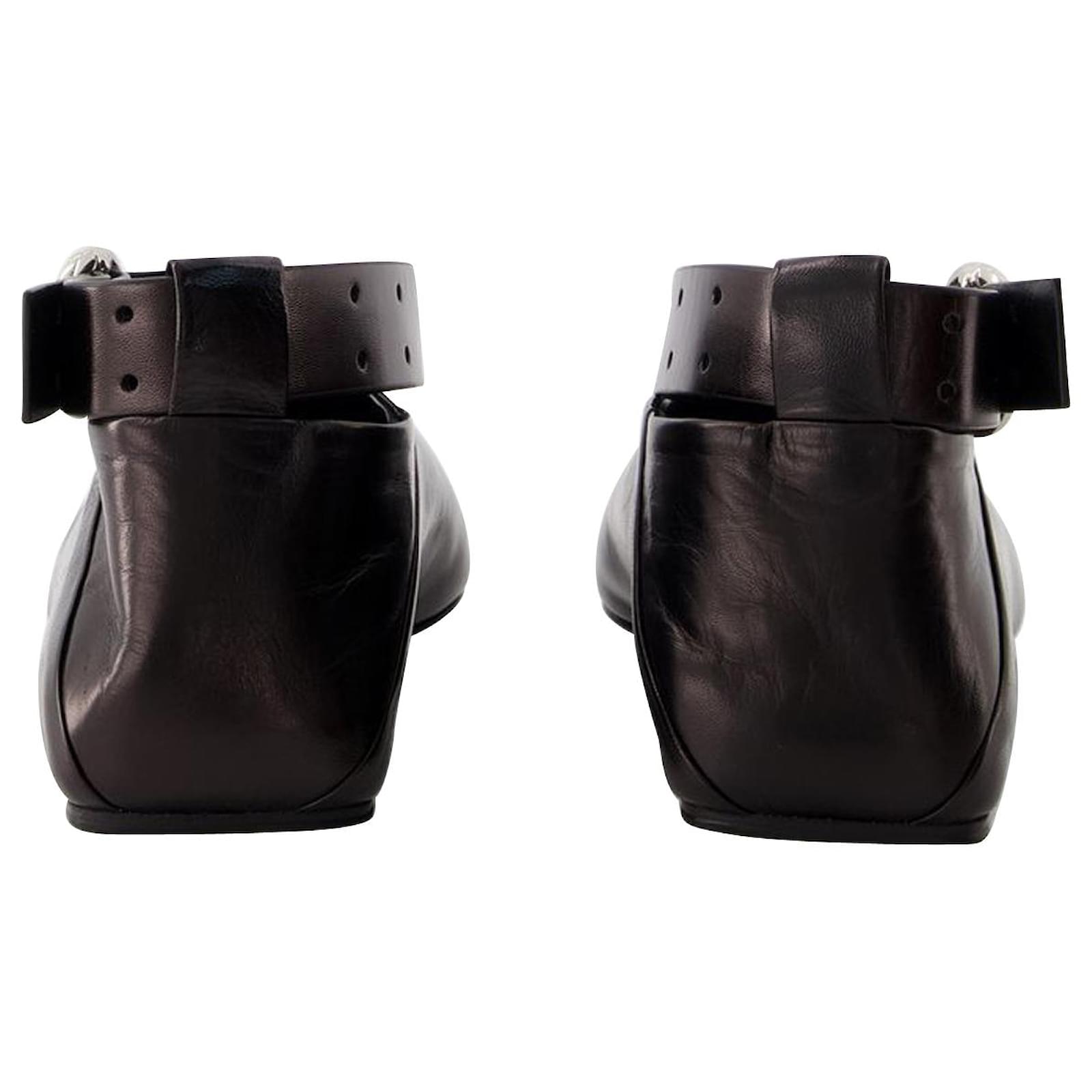 Ballet Sandals - Jil Sander - Leather - Black ref.1018436