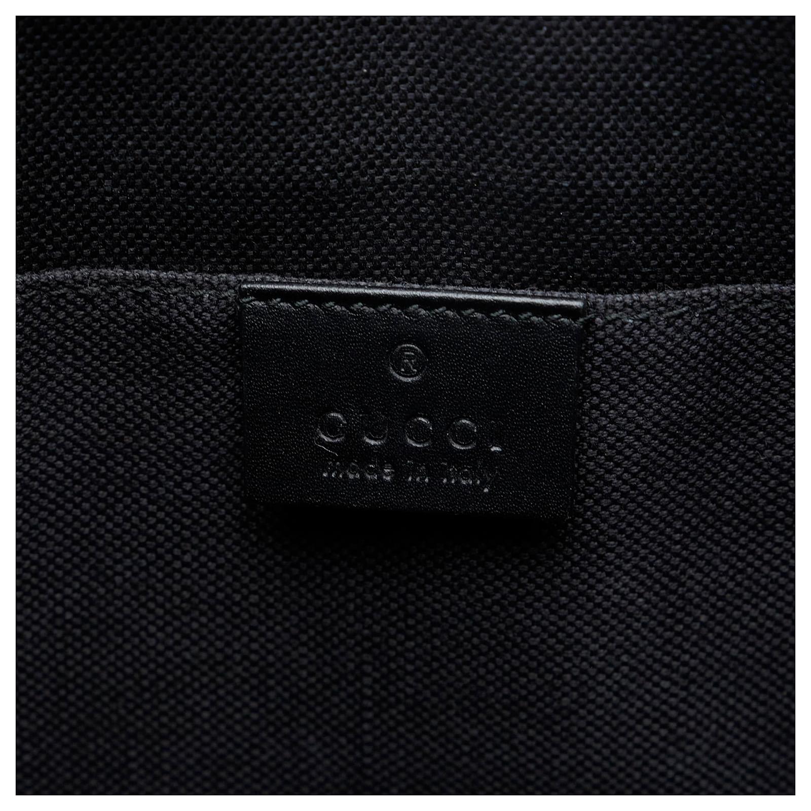Gucci Black GG Supreme Web Clutch Multiple colors Cloth Cloth ref