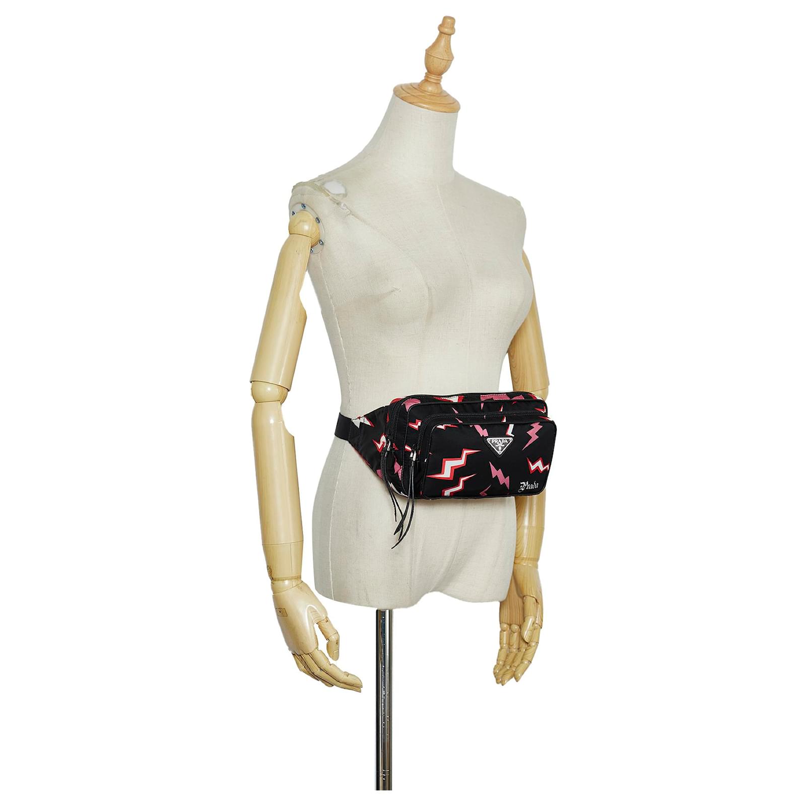 Prada Black x Universal Frankenstein Tessuto Thunder Waist