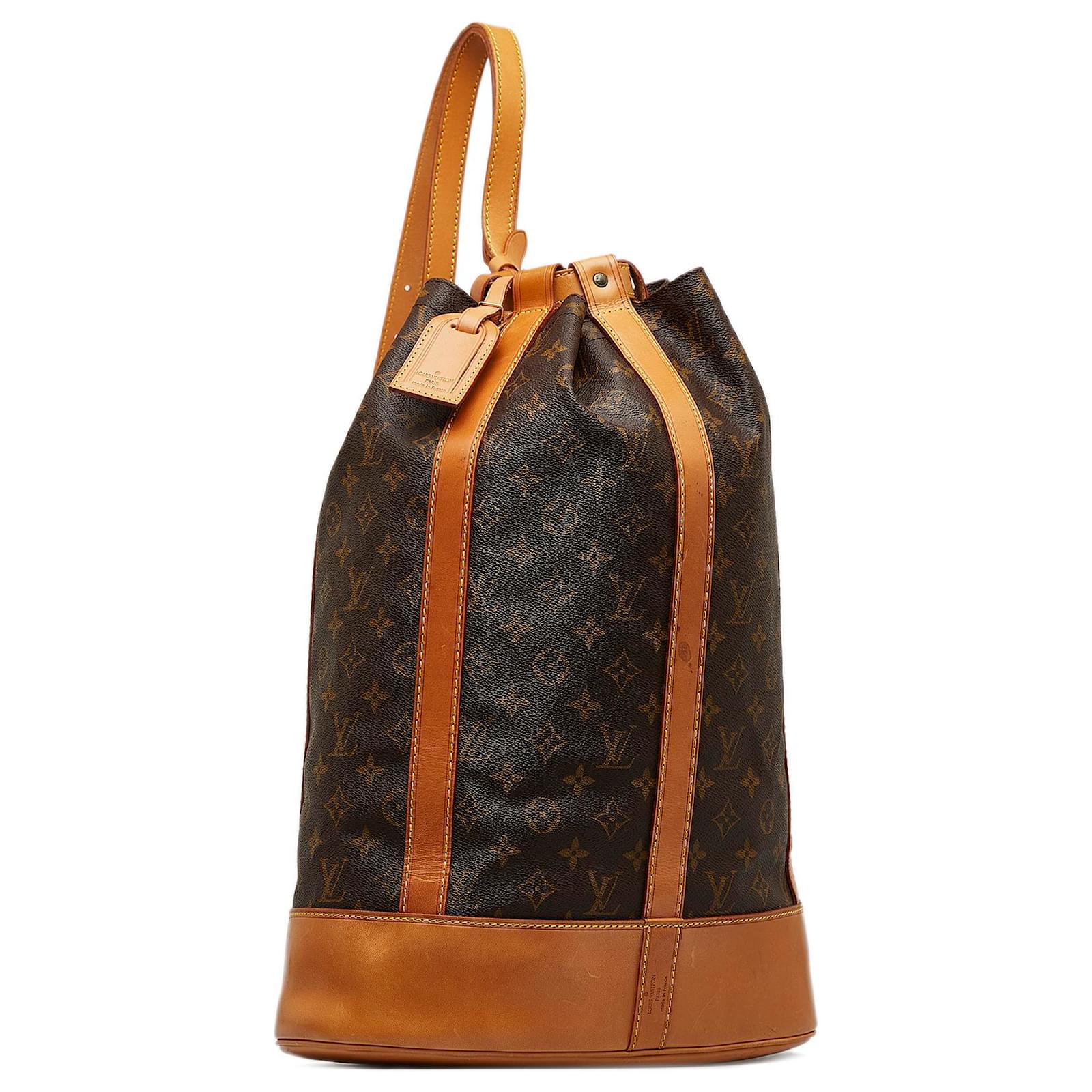 Louis Vuitton Monogram Randonnee PM M42243 Brown Cloth ref.888414