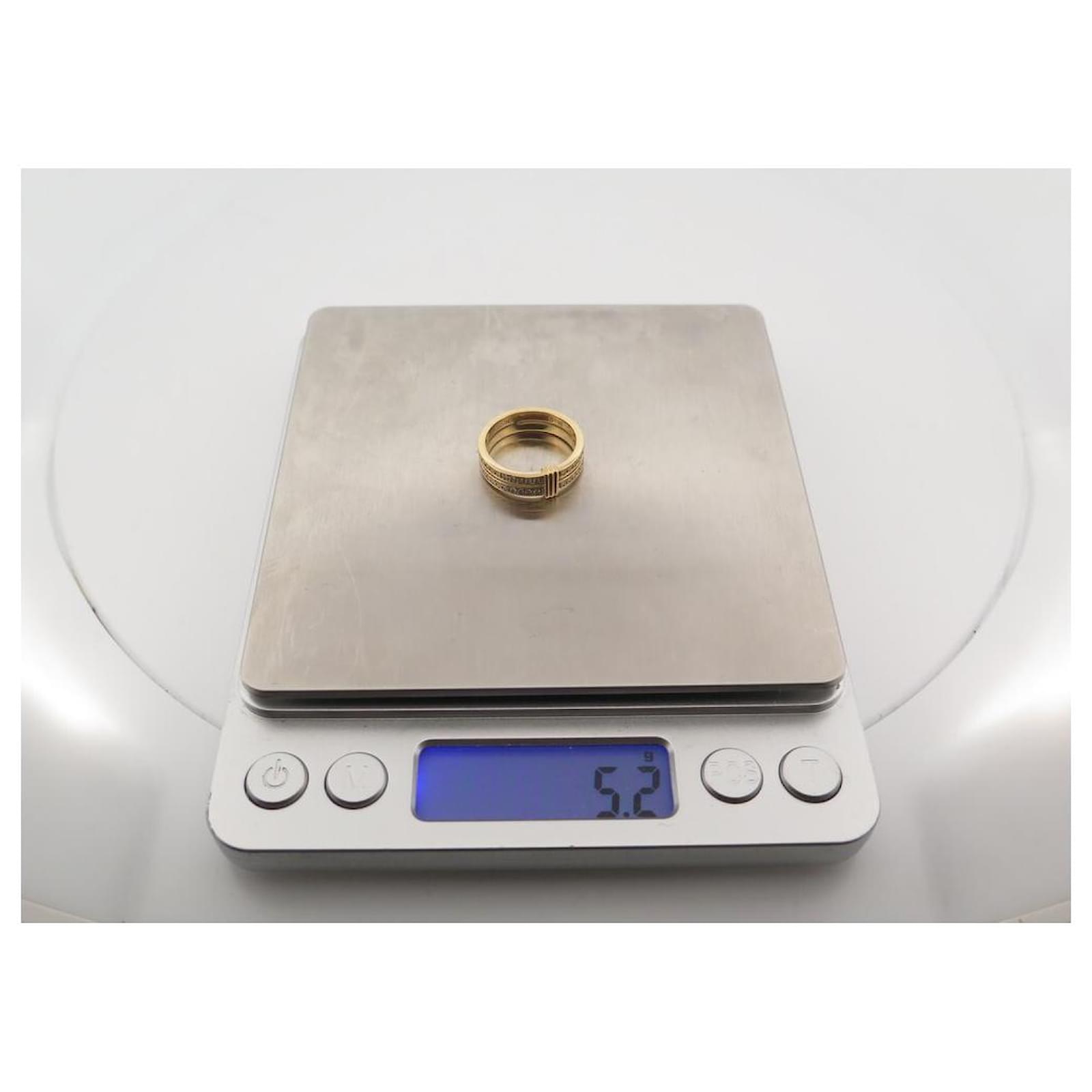 SUBTLE ETERNITY MAUBOUSSIN ALLIANCE RING 52 YELLOW GOLD DIAMONDS