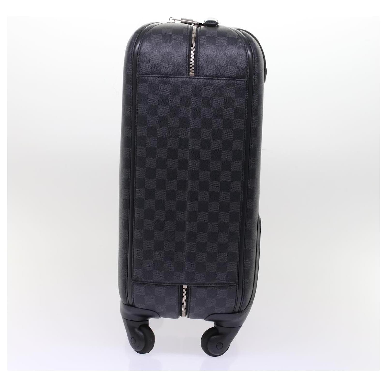 LOUIS VUITTON Epi Horizon 55 Suitcase Black M23235 LV Auth 38083