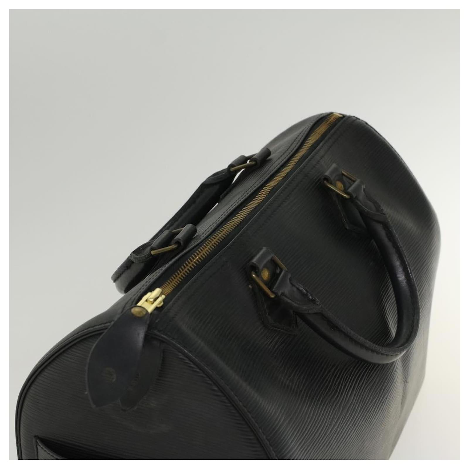 Louis Vuitton Epi Speedy 30 Hand Bag Noir Black M43002 LV Auth 46634  Leather ref.975850 - Joli Closet