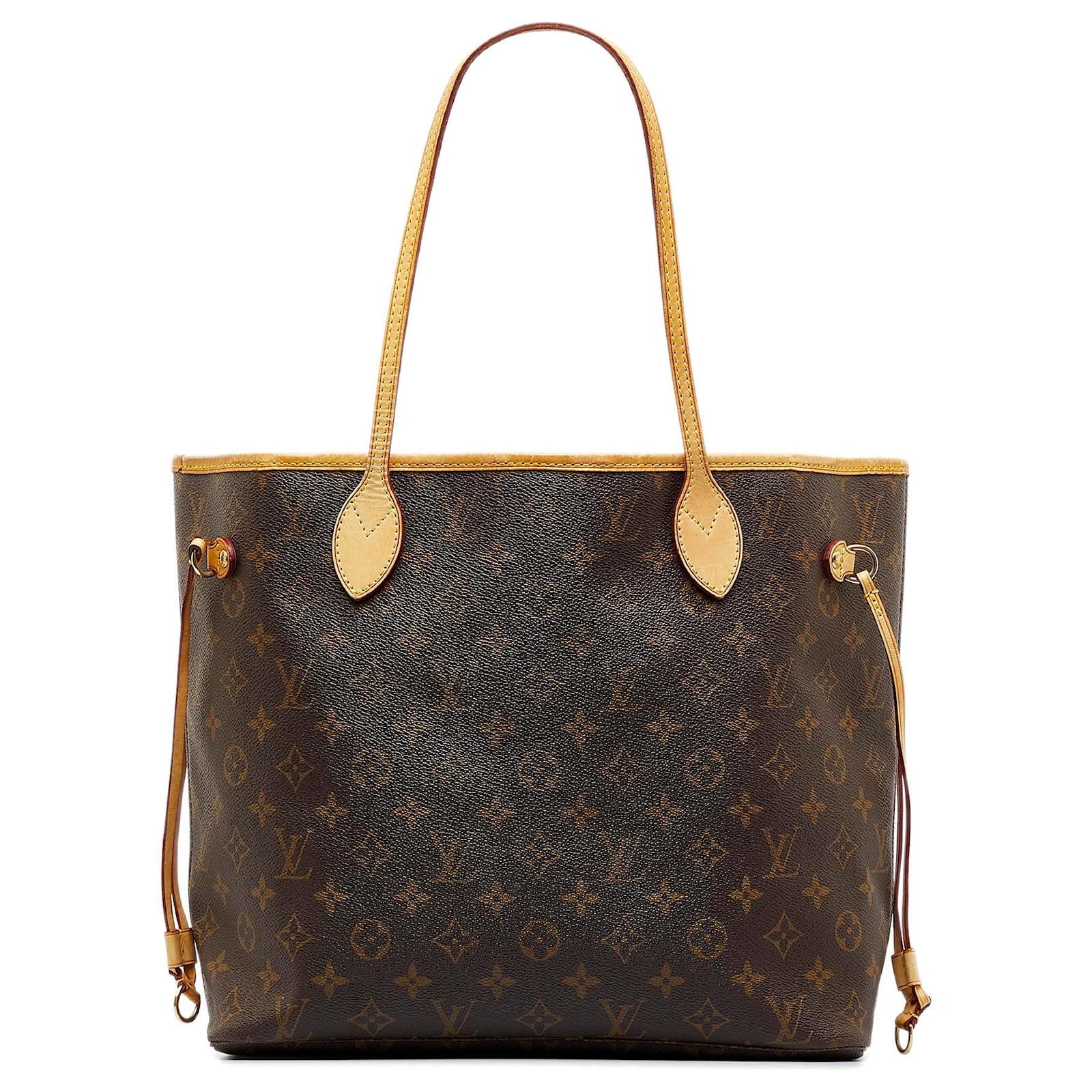 Authentic Louis Vuitton Neverfull MM Monogram Tote Bag M40156