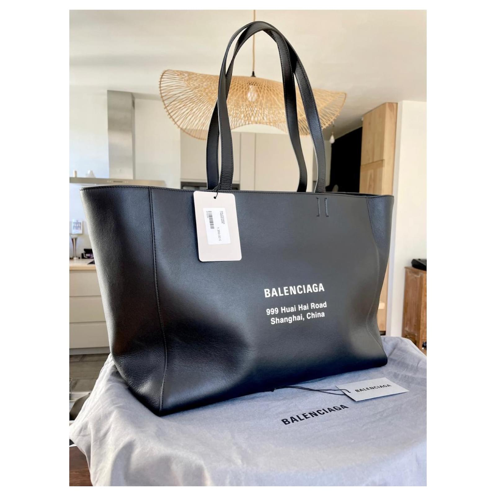 Balenciaga Fourre tout Cuir Noir ref.1021391 Joli Closet