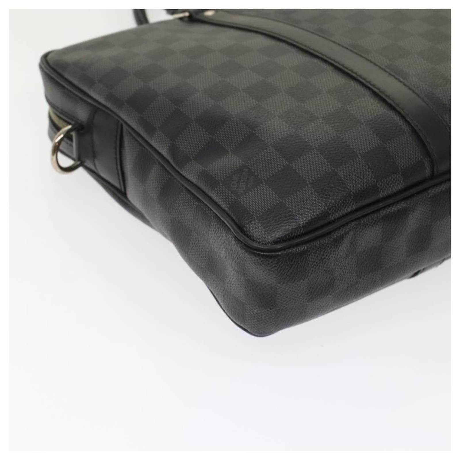 LOUIS VUITTON Damier Graphite PDV PM Business Bag 2way