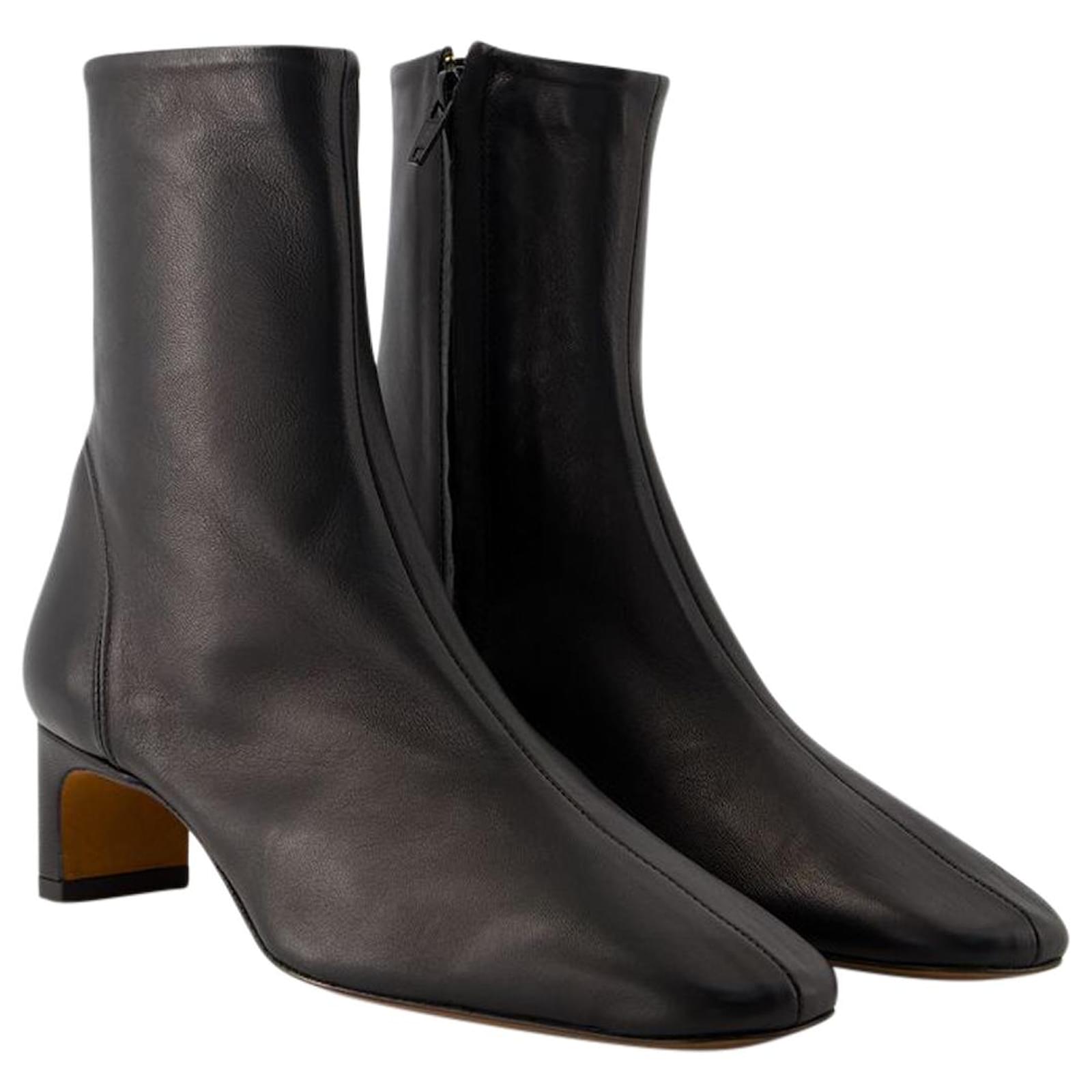 Doria Ankle Boots - Rouje - Leather - Black ref.1023086