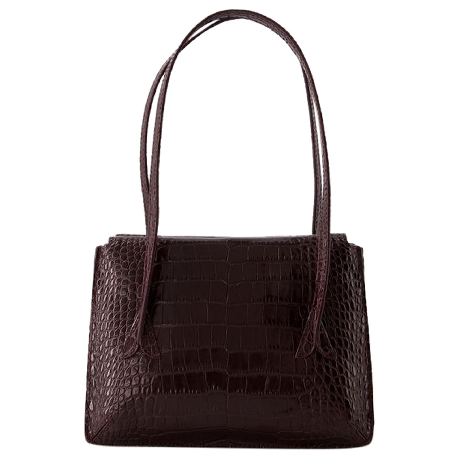 Baguette Shoulder Bag - Rouje - Leather - Naturel Python