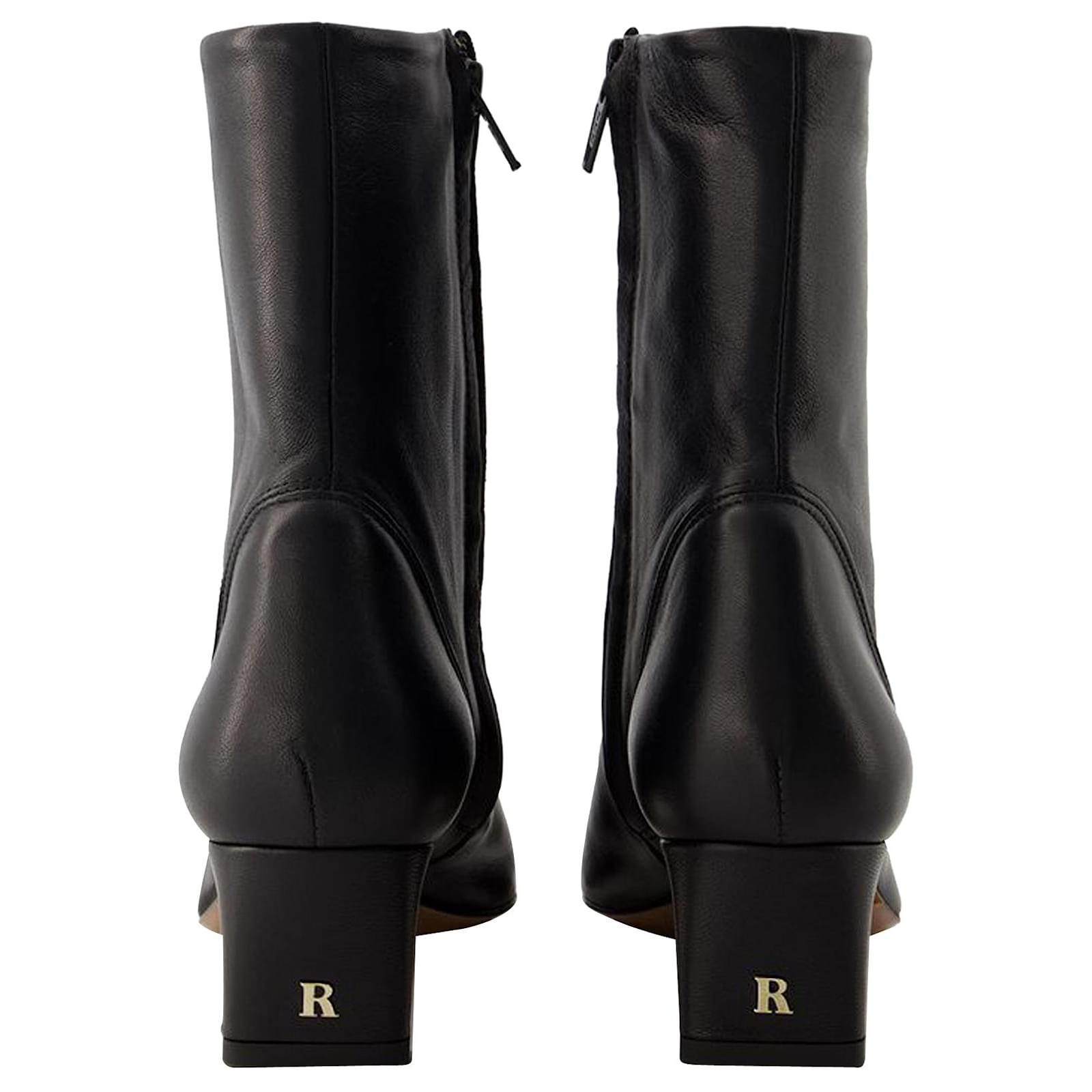 Doria Ankle Boots - Rouje - Leather - Black ref.1023234