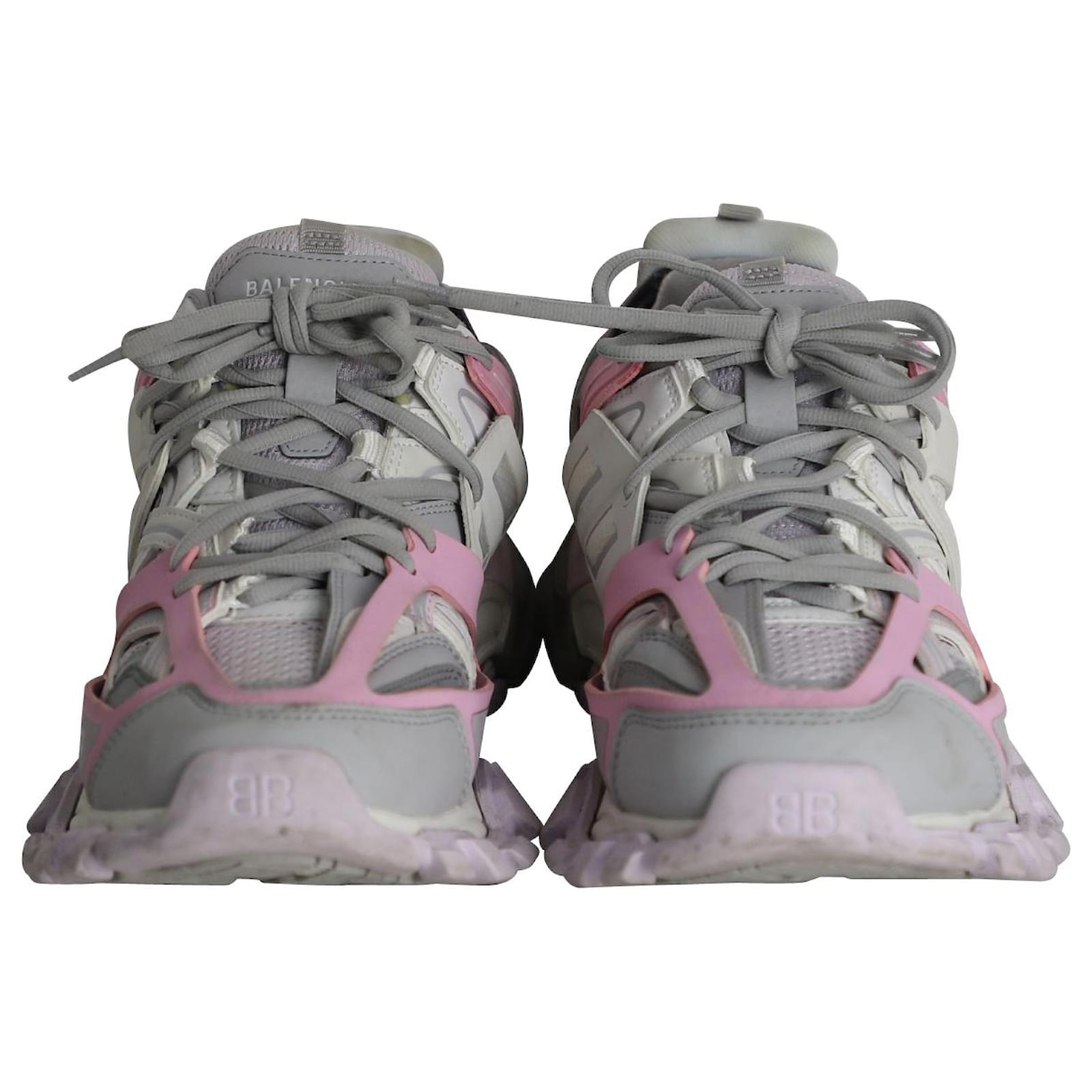 Everyday Balenciaga Baskets Track en Polyuréthane Peigne Rose