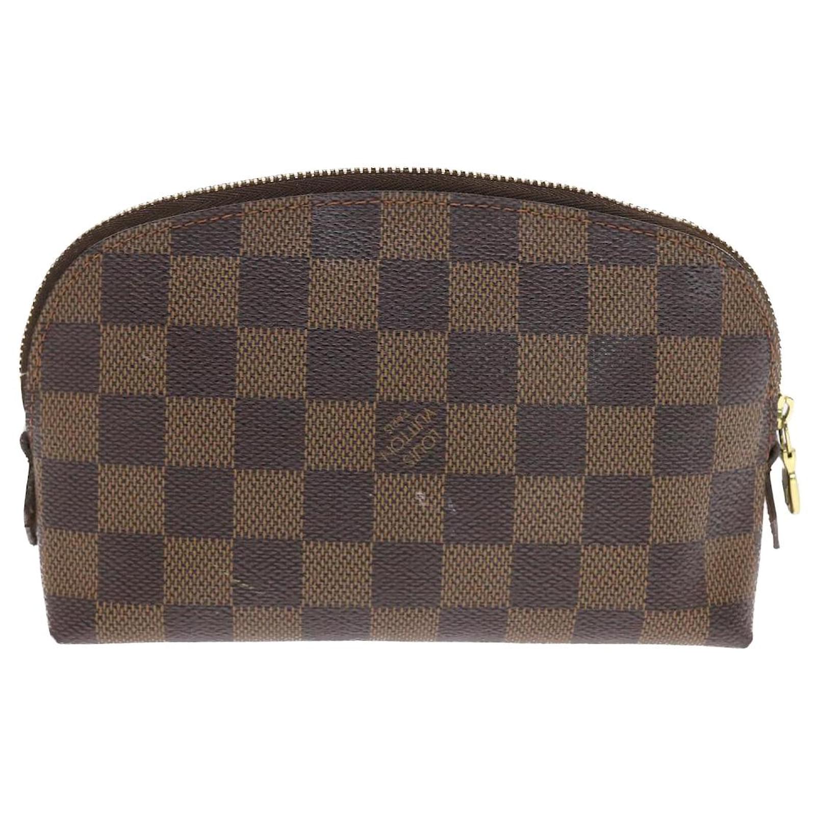 LOUIS VUITTON Damier Ebene Poche Toilette 19 Cosmetics Pouch