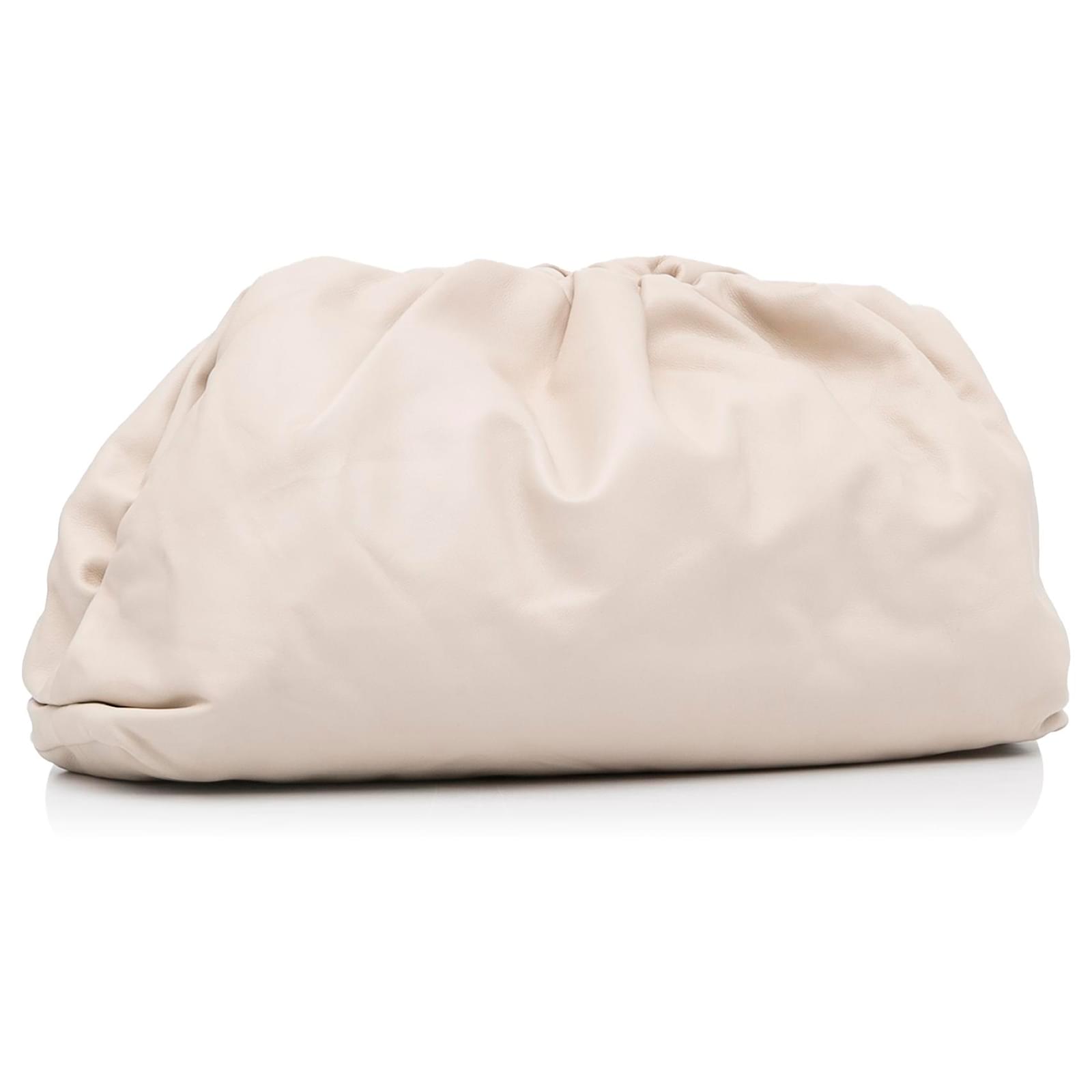 Bottega veneta pouch white sale