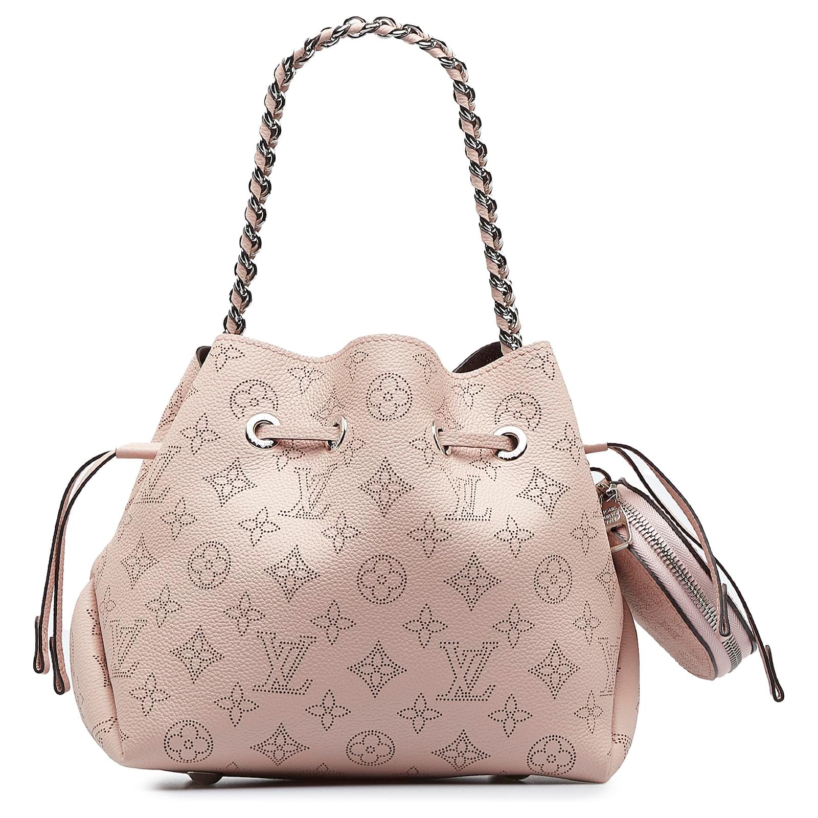 Louis Vuitton Pink Monogram Mahina Bella Leather Pony-style