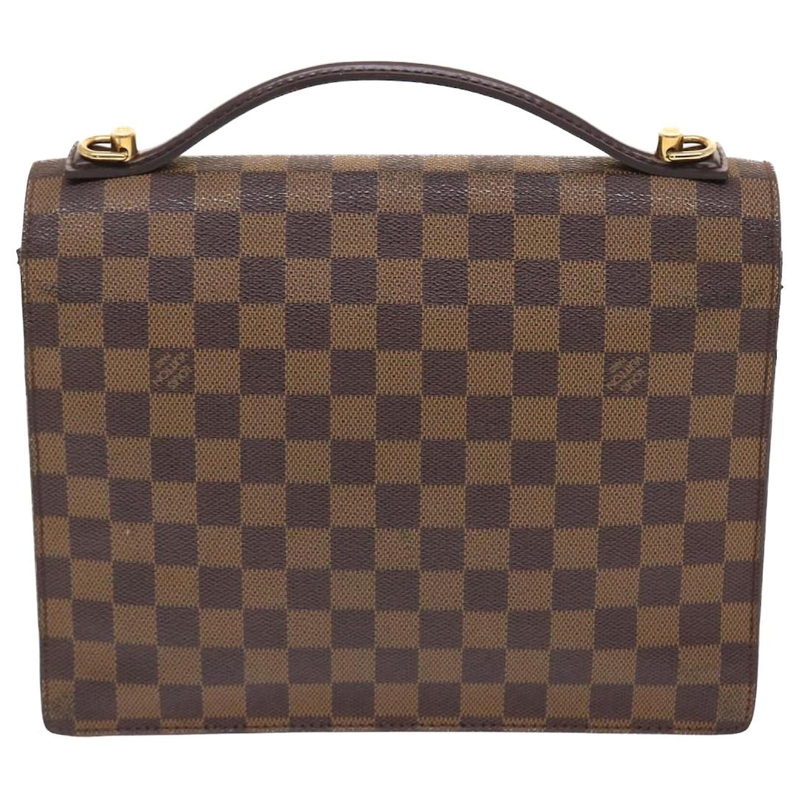 LOUIS VUITTON bolso de mano SPONTINI SPO Bolso de hombro para mujer N48021  ebene más damier Damier ebene Lienzo ref.209776 - Joli Closet